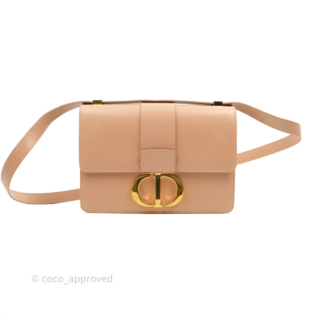 Christian Dior 30 Montaigne Bag Pink Calfskin Gold Hardware