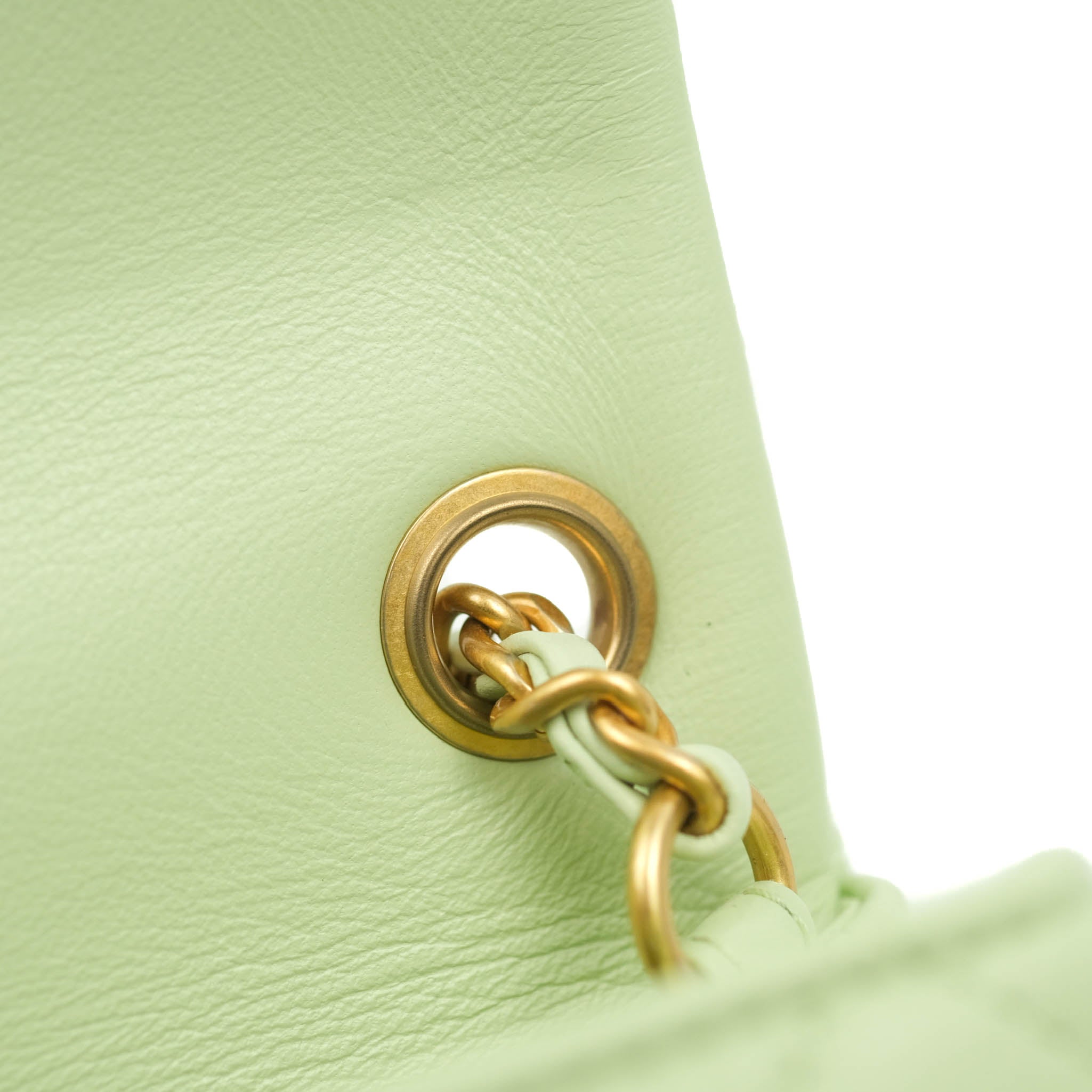 Chanel Mini Rectangular Pearl Crush Avocado Green Lambskin Aged Gold H – Coco  Approved Studio