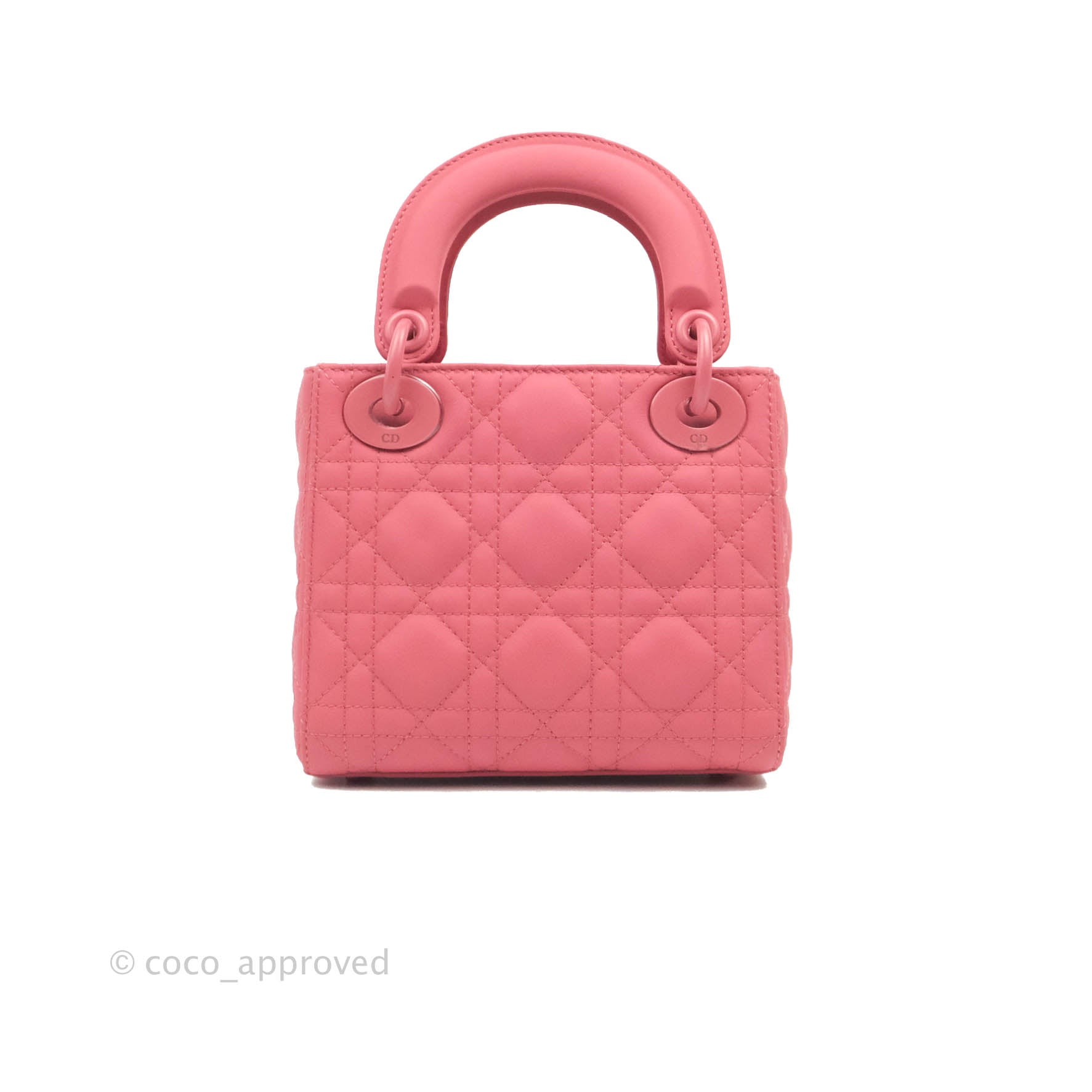 Christian Dior Micro Lady Dior Vanity Case - Pink Mini Bags, Handbags -  CHR345908
