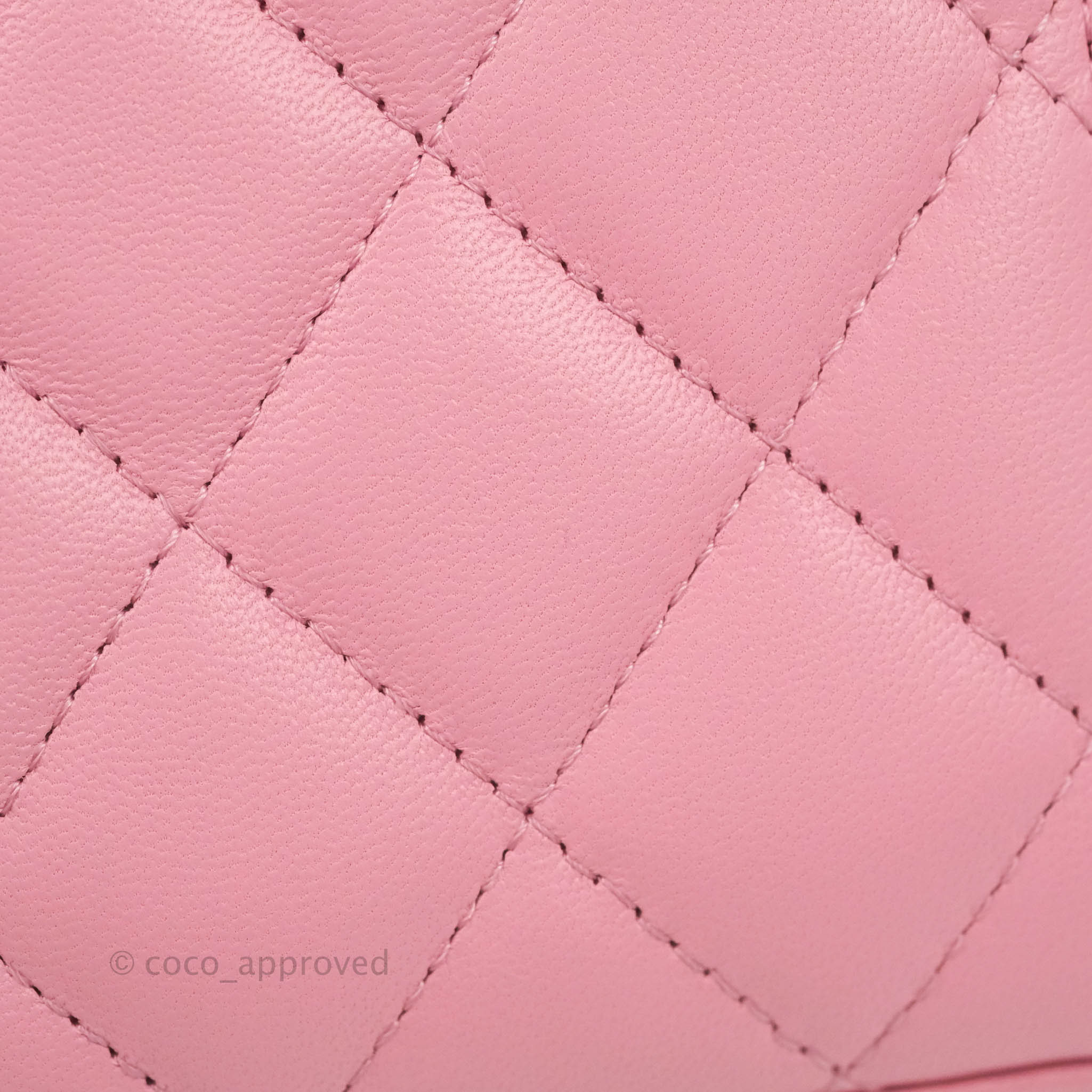Chanel Vanity Rectangular Top Handle Pink Lambskin Gold Hardware – Coco  Approved Studio