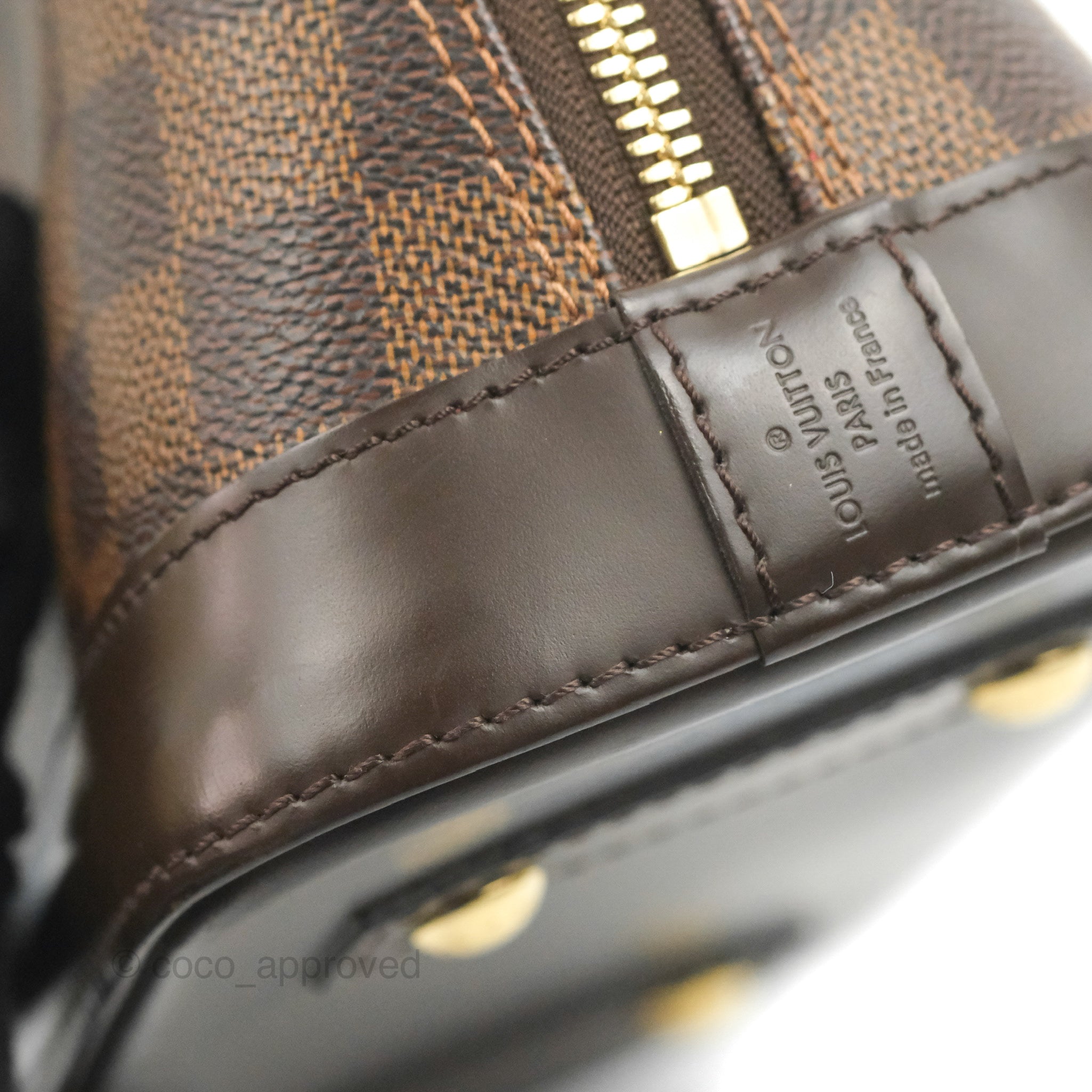 Louis Vuitton, Bags, Alma Pm Damier 6 Mm Leather Strap