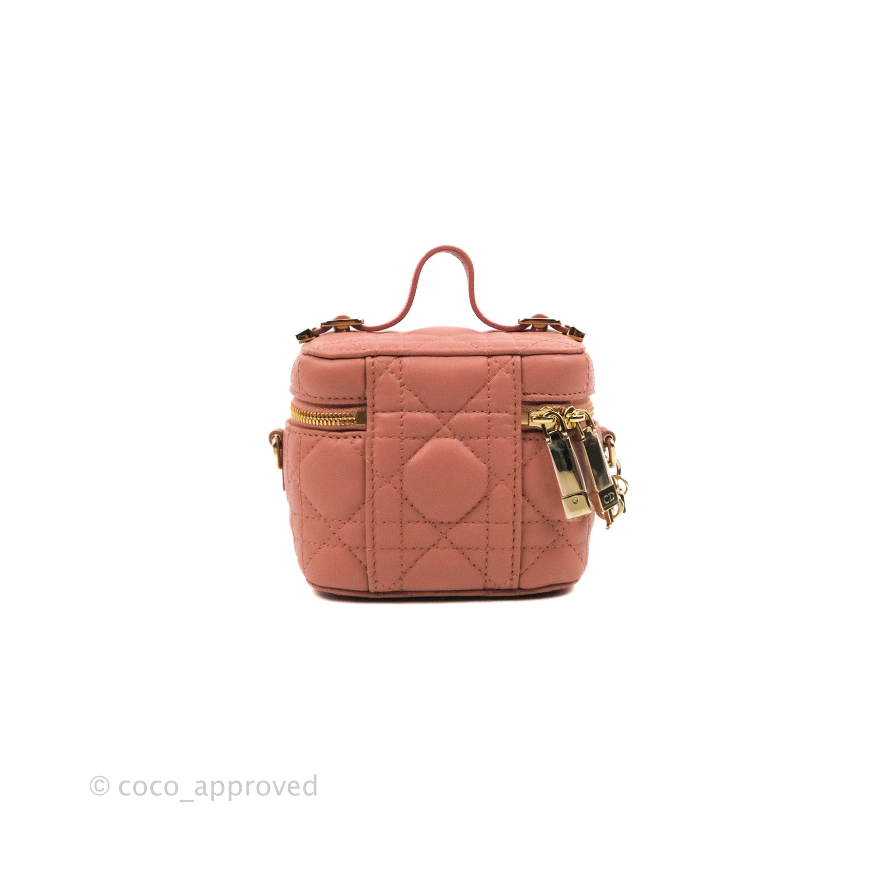 Christian Dior 2021 Micro Lady Dior Vanity Case - Pink Mini Bags, Handbags  - CHR224279