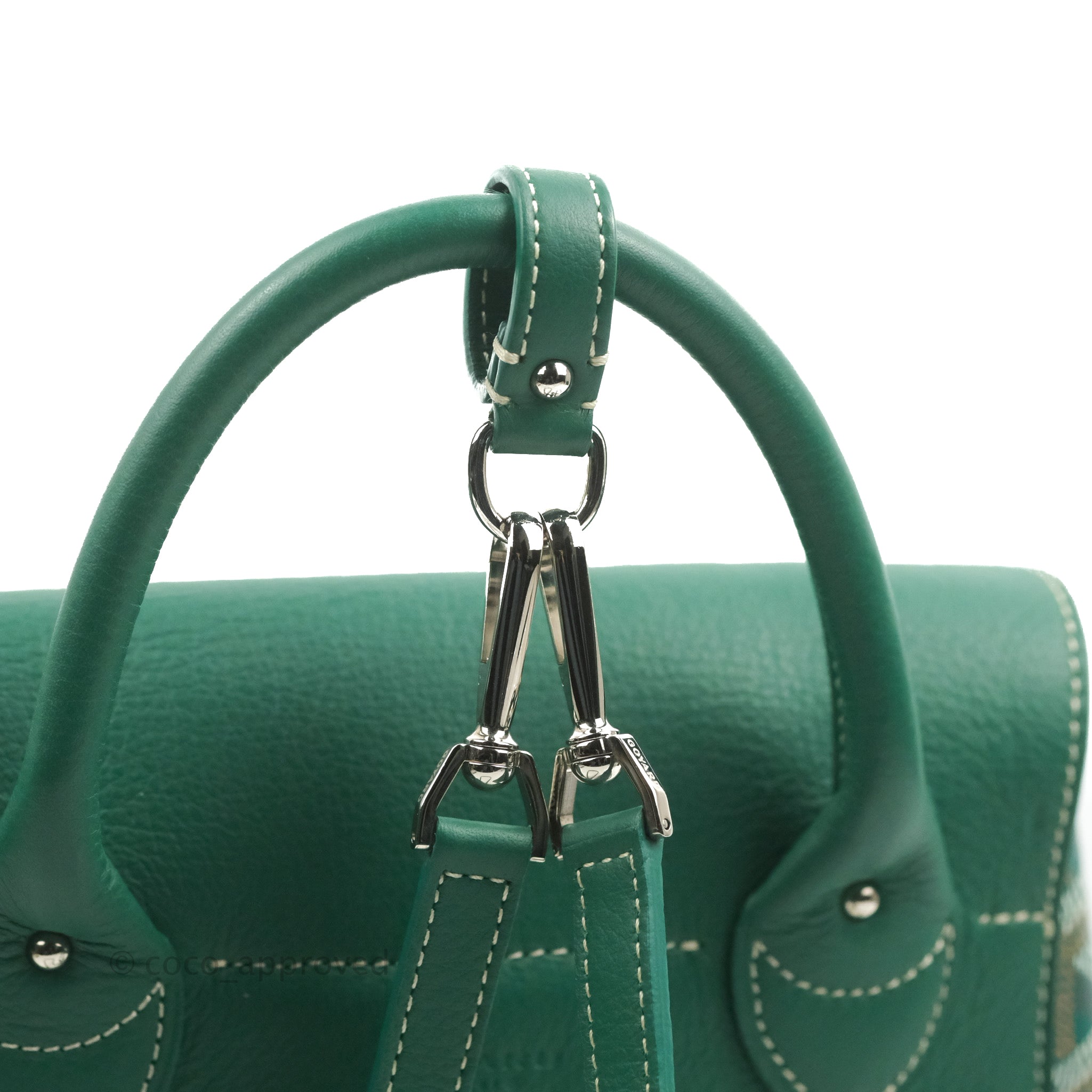 Goyard Mini Alpin Backpack Green Goyardine Calfskin – Coco Approved Studio
