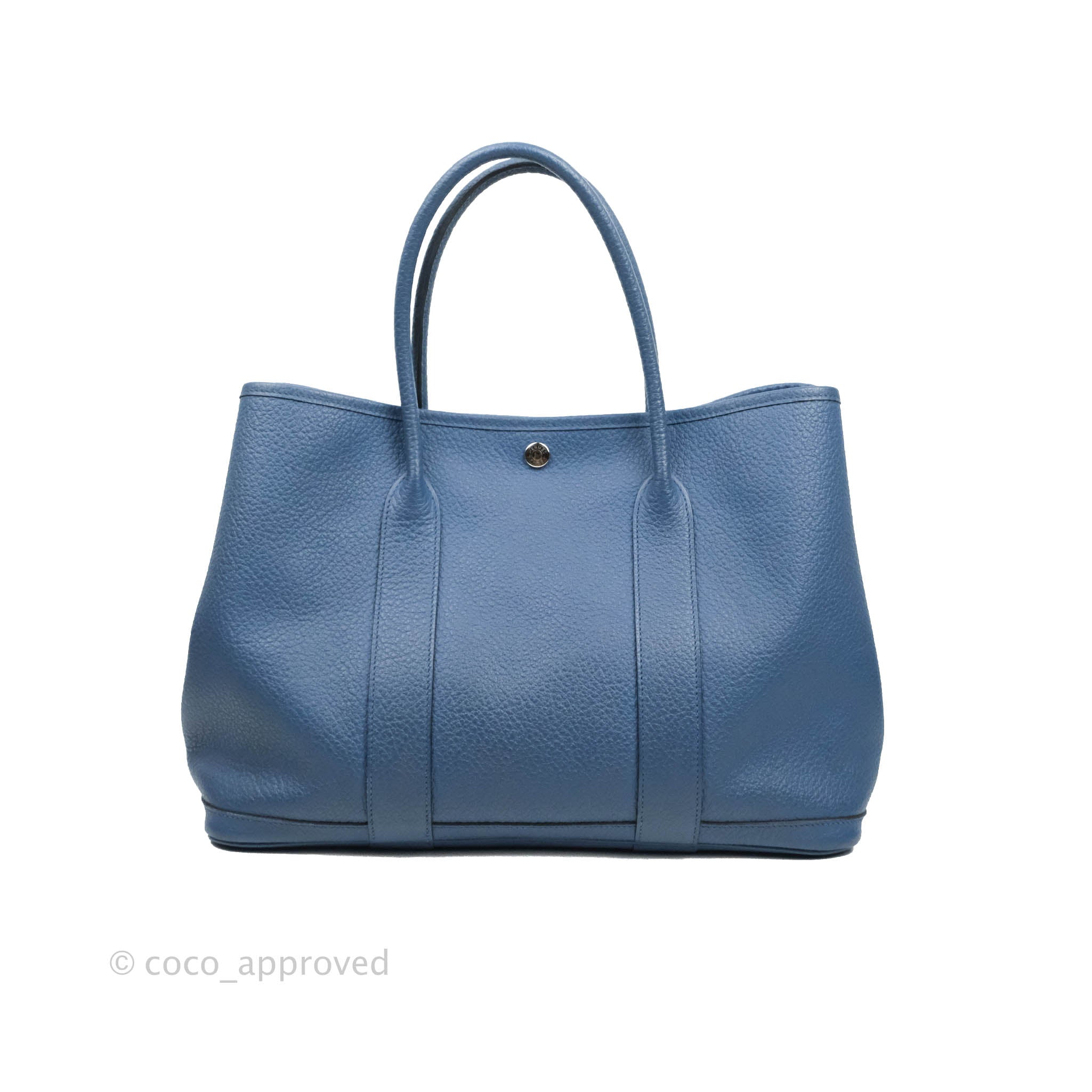 Hermès Garden Party 36 Blue – Coco Approved Studio