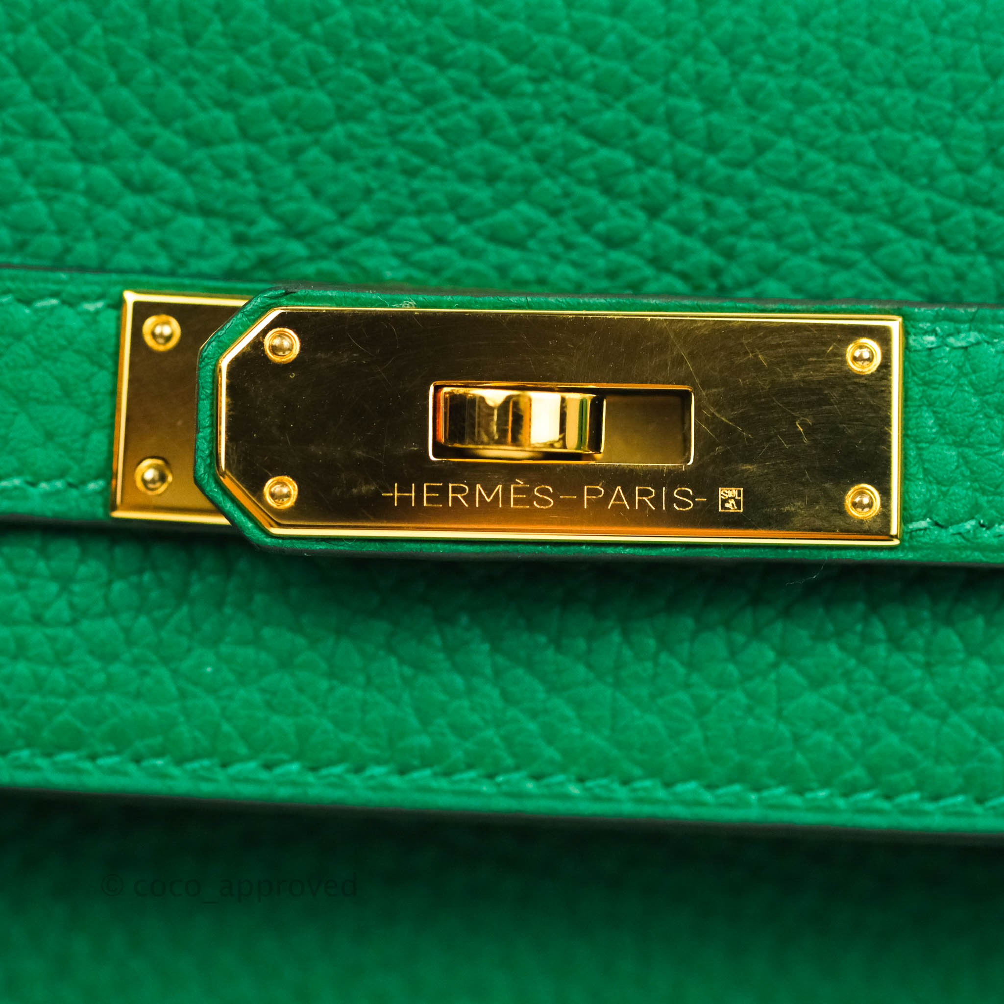 Hermès Kelly 28 Vert Vertigo – The Orange Box PH