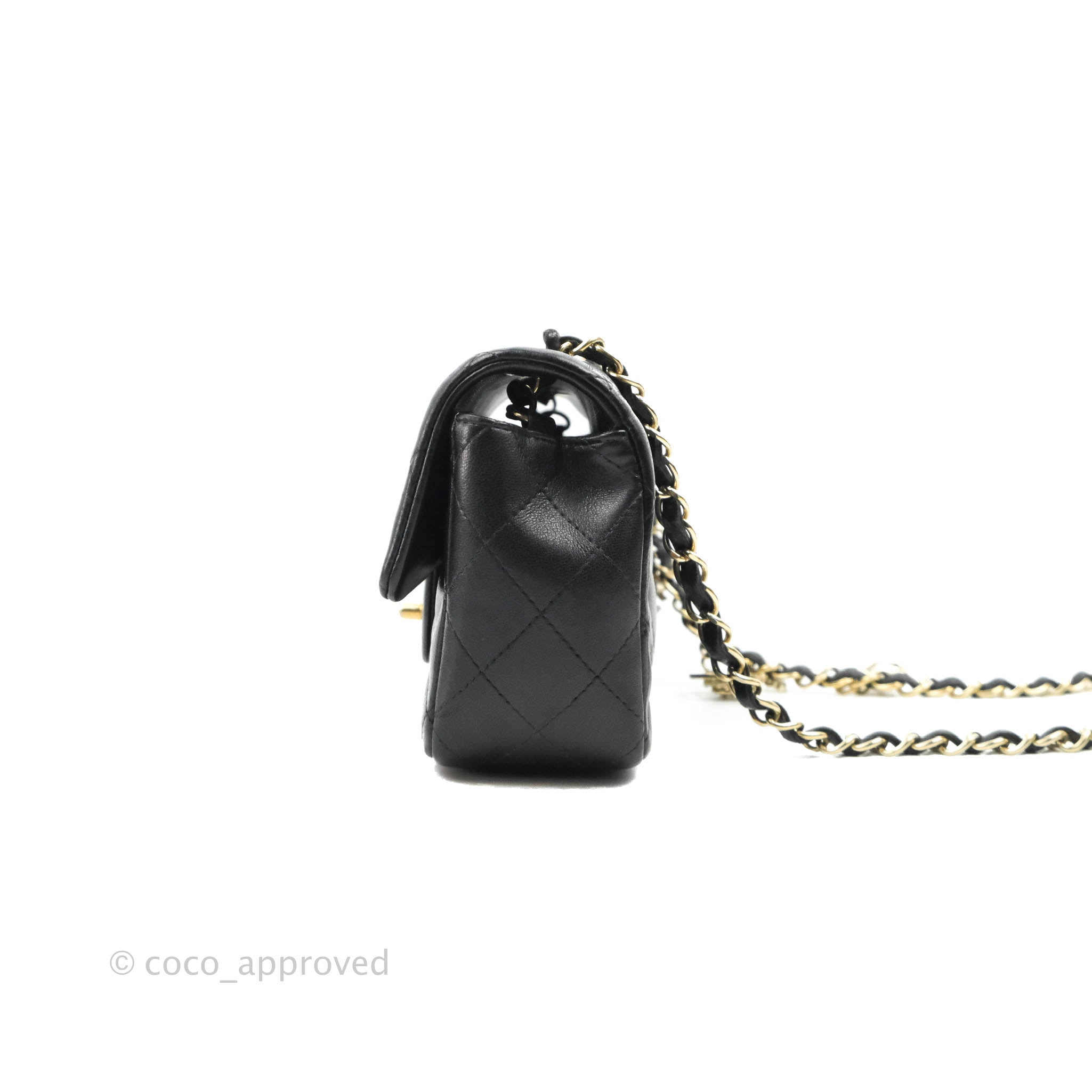 CHANEL classic black flap bag 'valentine charms' – Loubi, Lou & Coco