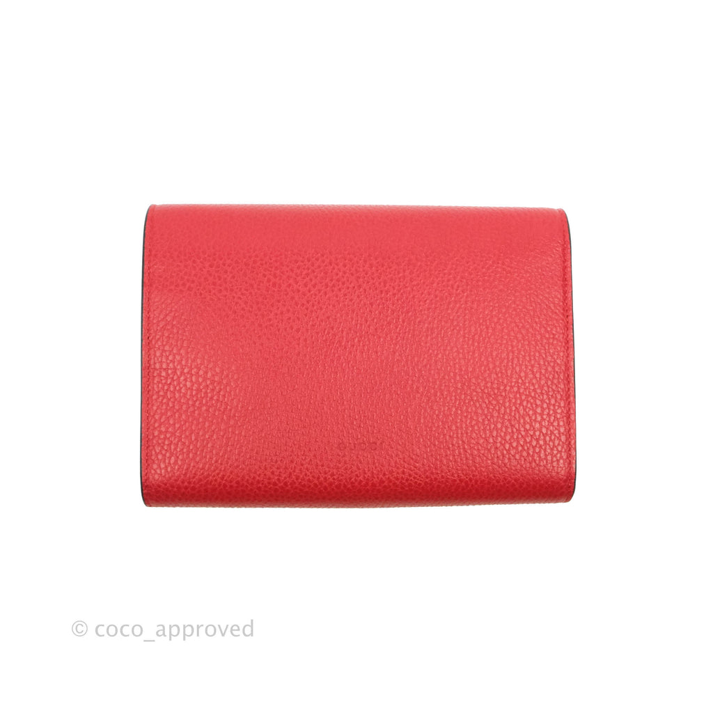 Gucci Calfskin Dionysus Mini Leather Chain Bag Red