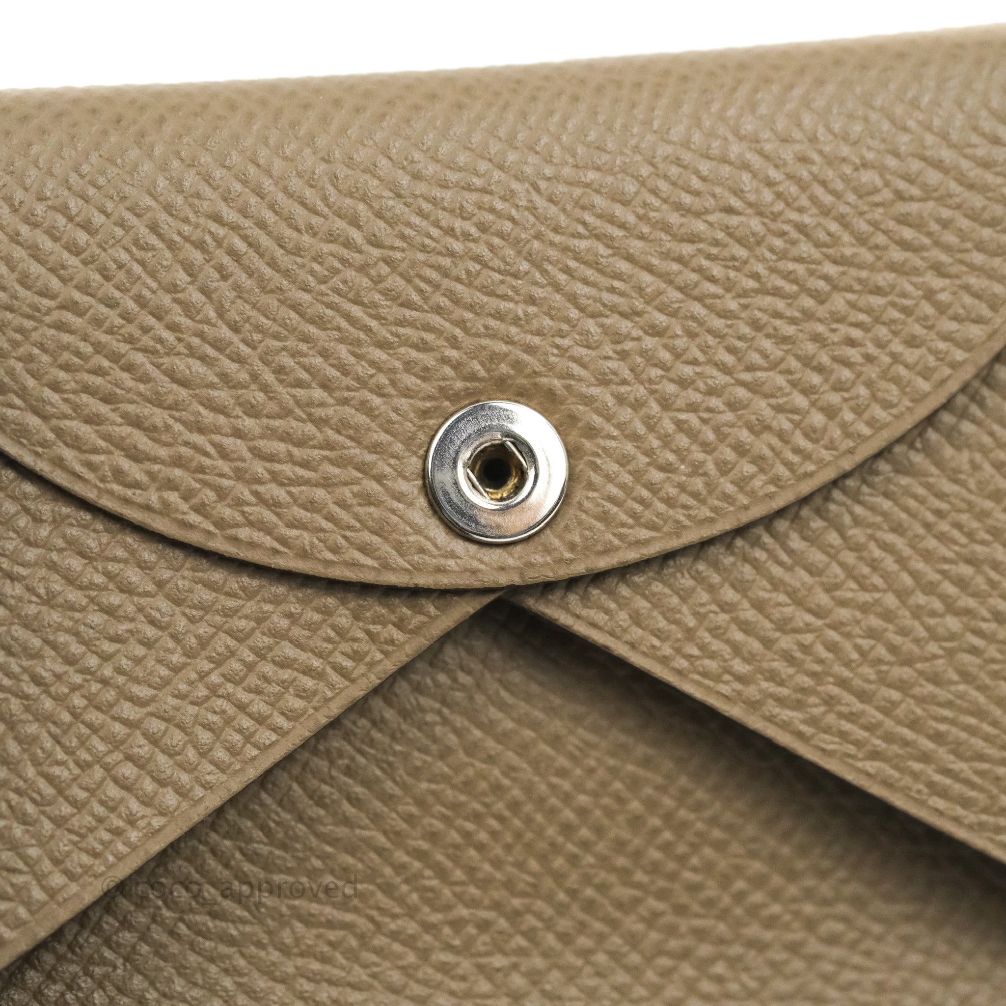 Hermès Calvi Card Holder Gold Epsom – Coco Approved Studio