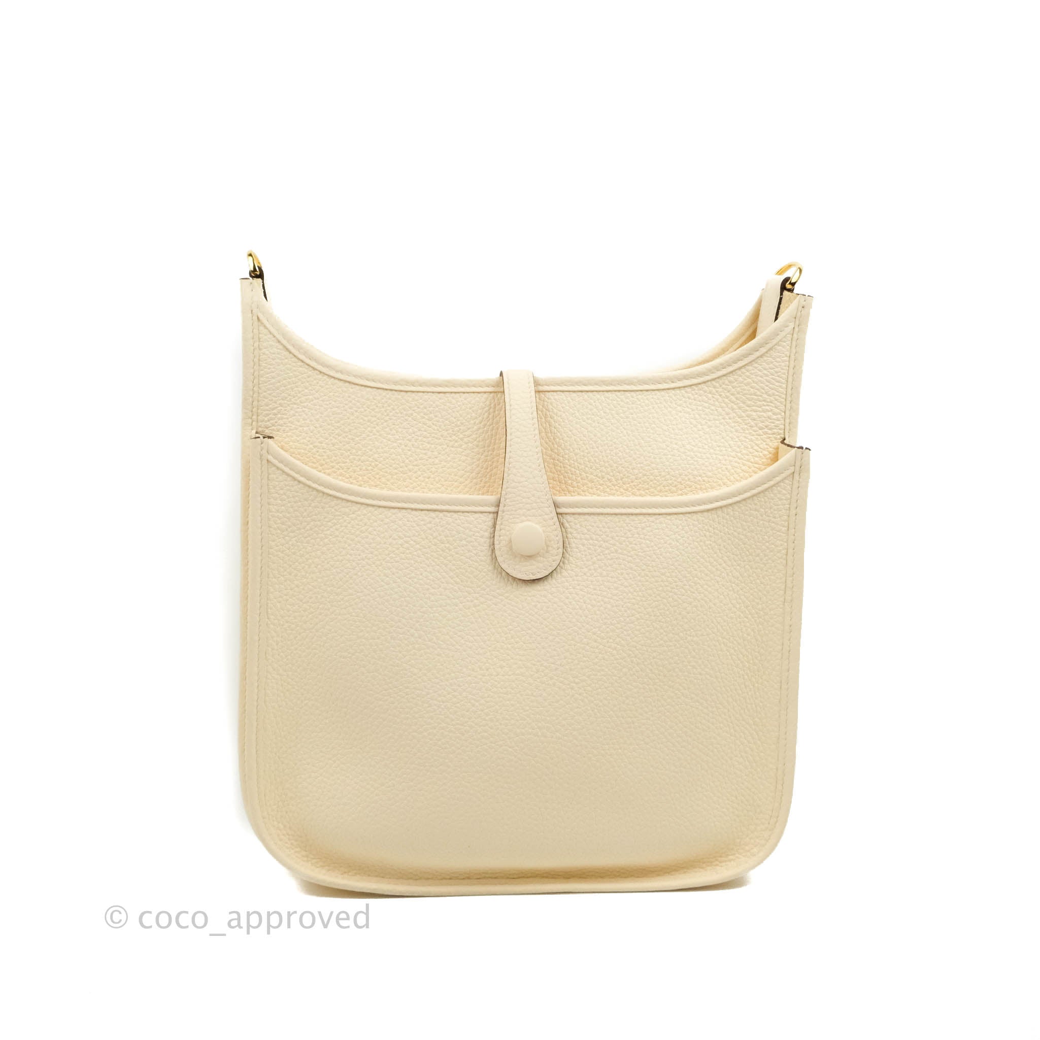 Hermes Evelyne III 29 Gold Clemence Palladium Hardware – Coco Approved  Studio