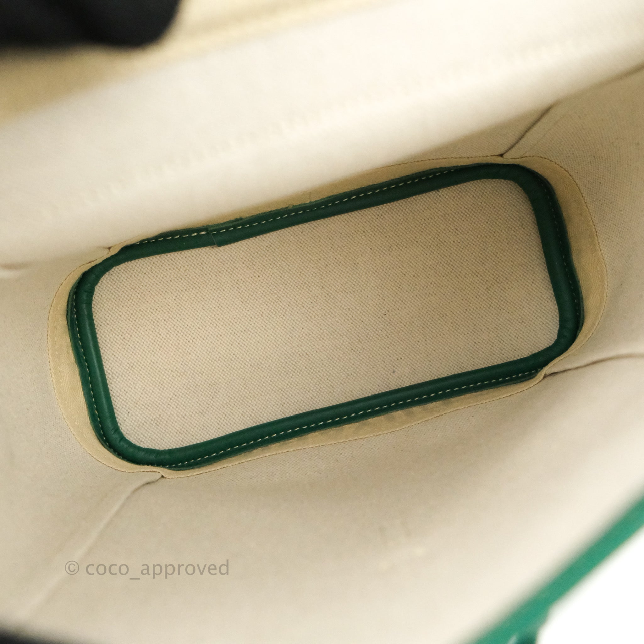 GOYARD Goyardine Calfskin Mini Alpin Backpack White 495427