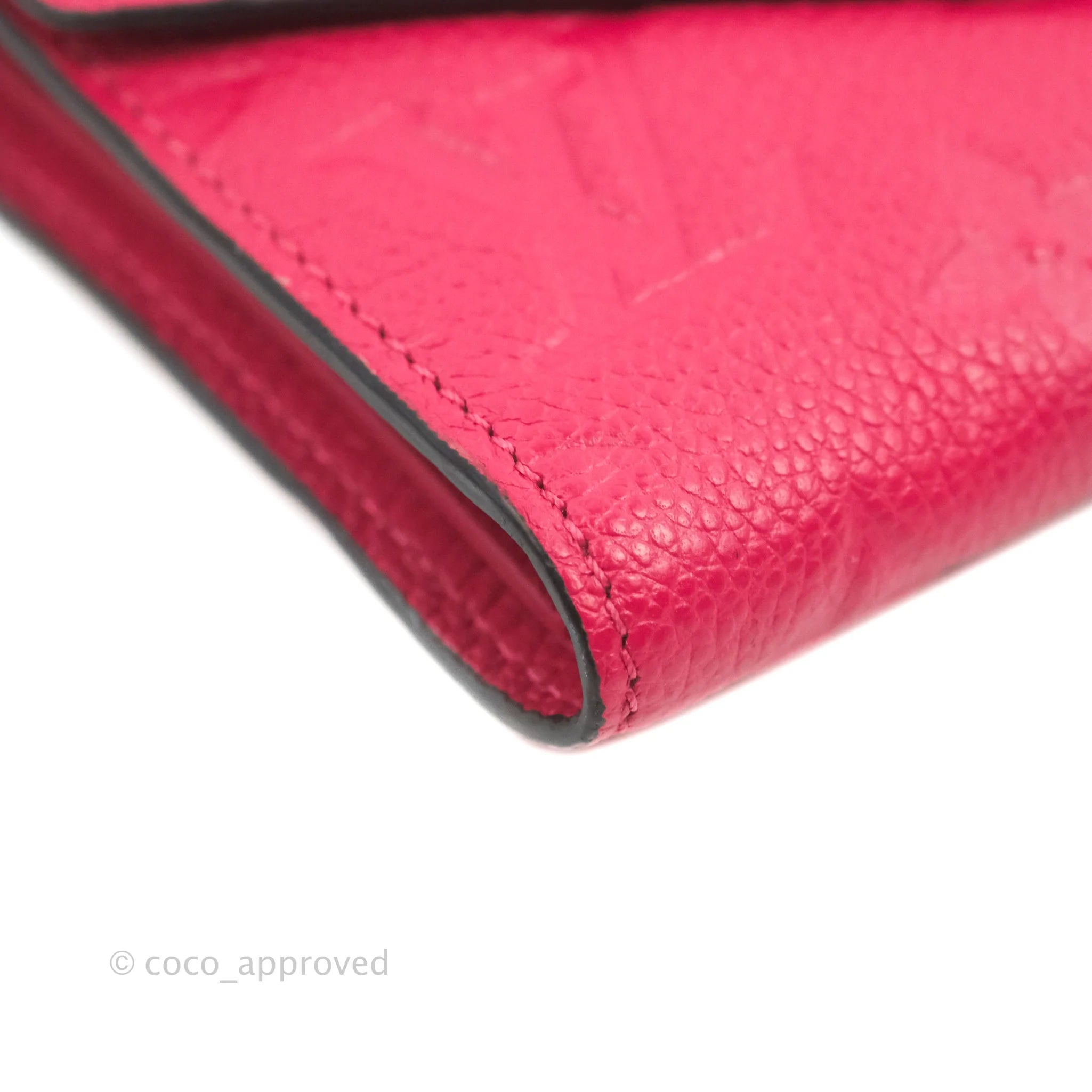 Auth Louis Vuitton Empreinte Portefeuille Victorine M62936 Wallet Pink  104223,  in 2023
