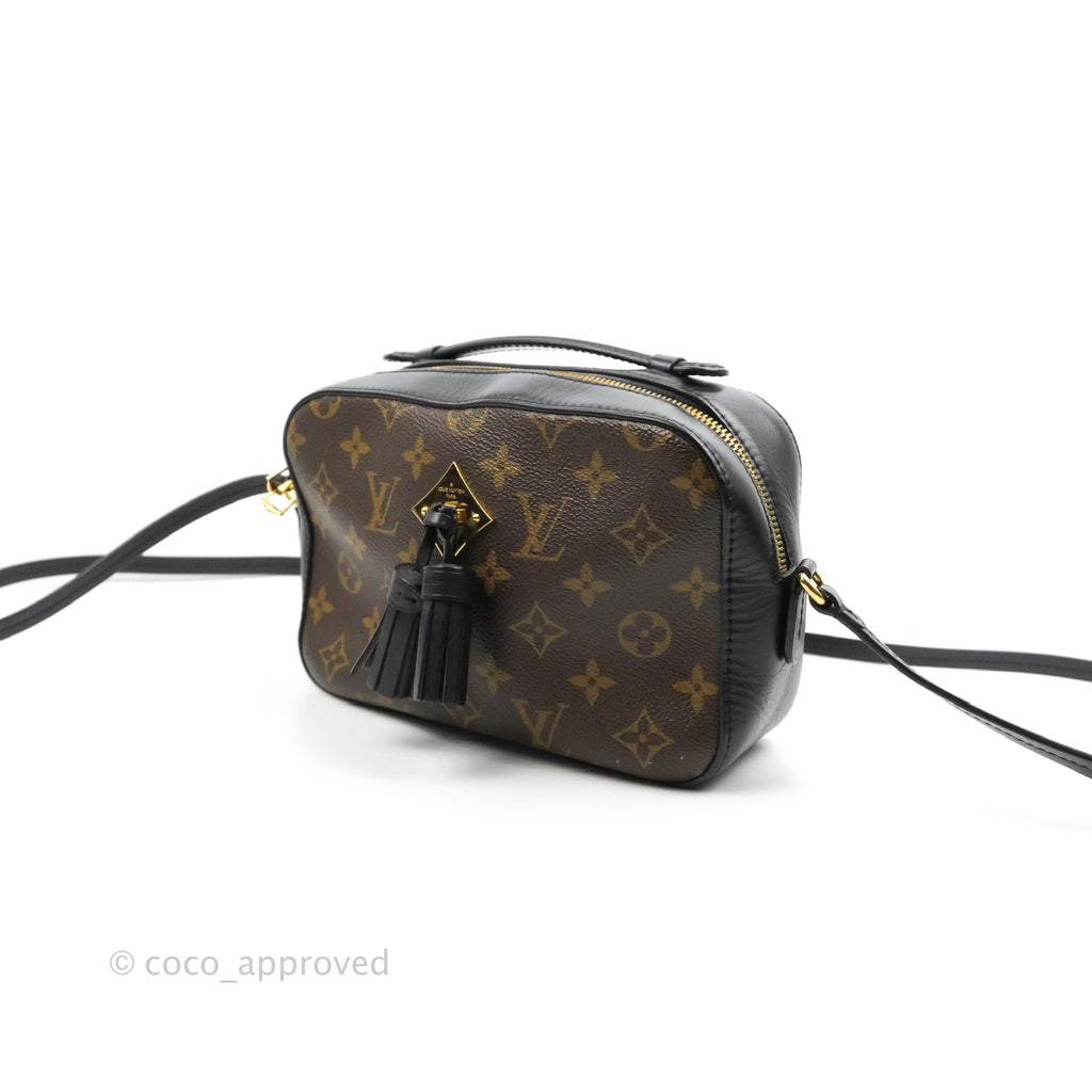 Louis Vuitton Saintonge Crossbody Bag Monogram Black