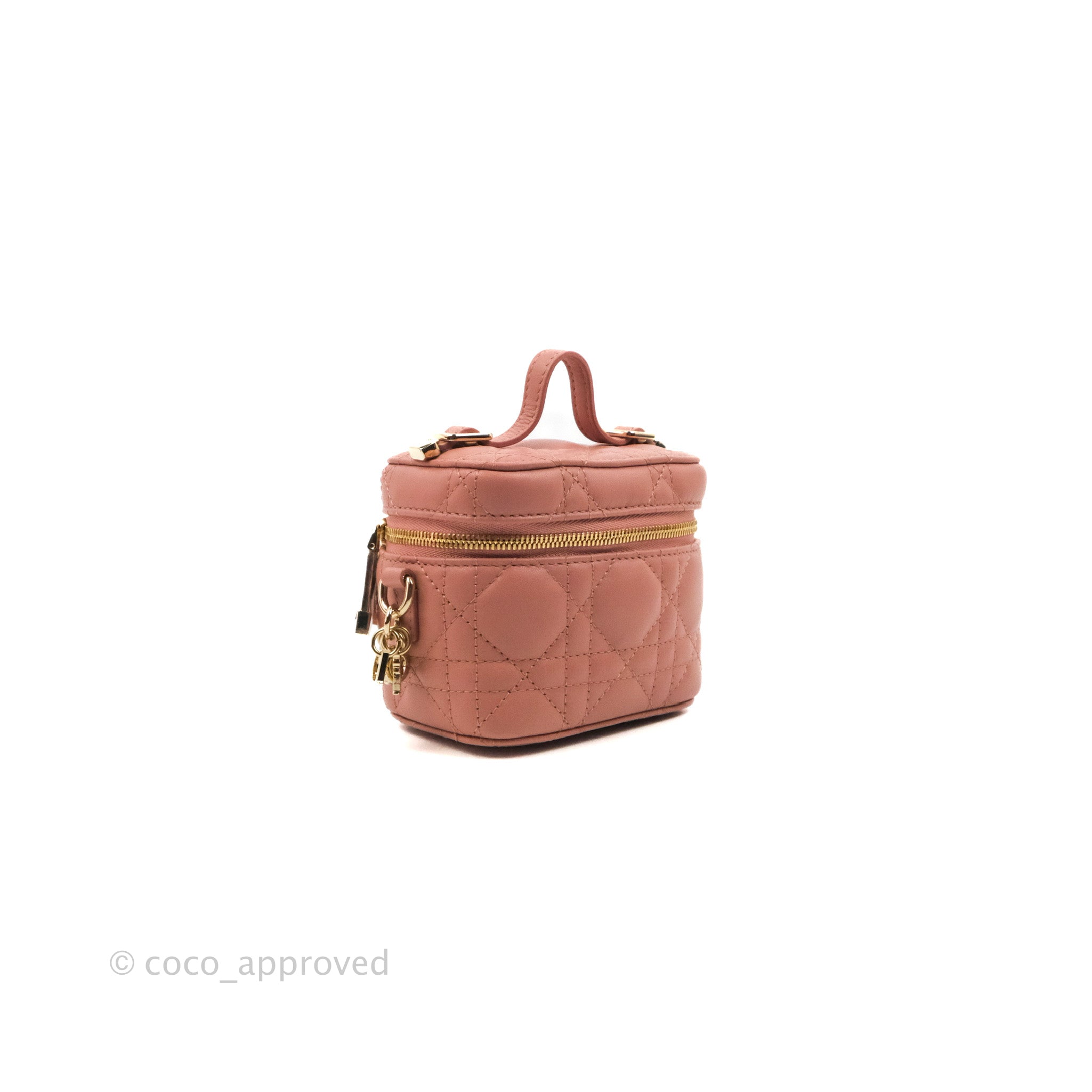 Christian Dior 2021 Micro Lady Dior Vanity Case - Pink Mini Bags, Handbags  - CHR224279