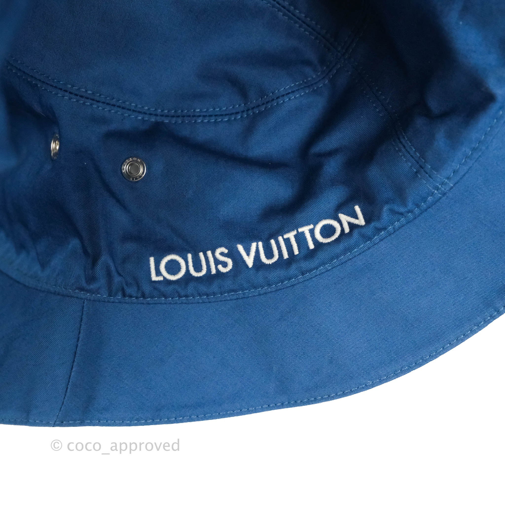 帽子 LOUIS VUITTON REVERSIBLE BUCKET HAT Louis Vuitton LV Vers Damier Reversible Bucket Hat Brown