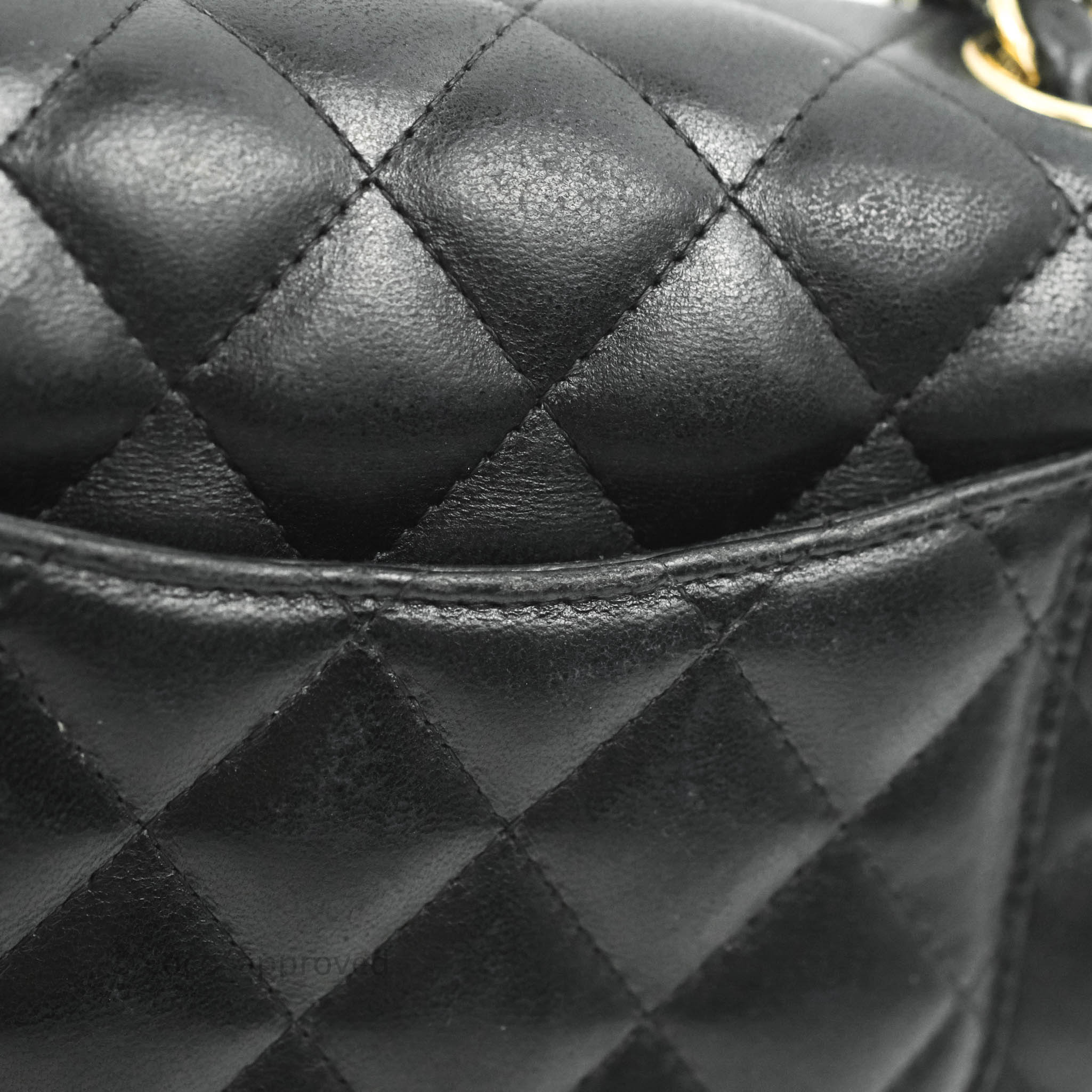 Chanel Lambskin Chevron Mini Rectangular Flap Black Gold Hardware – Coco  Approved Studio