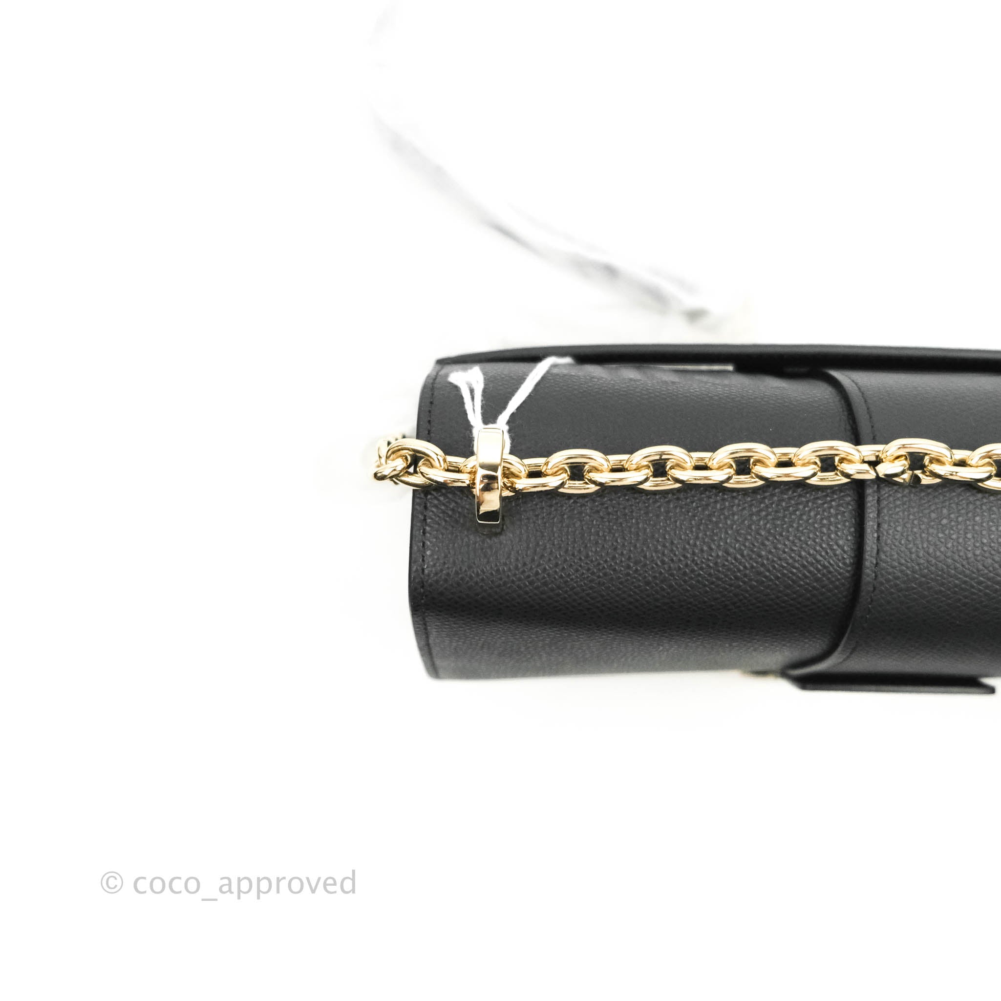 Christian Dior 30 Montaigne Chain Bag Metallic Micro Cannage Calfskin at  1stDibs
