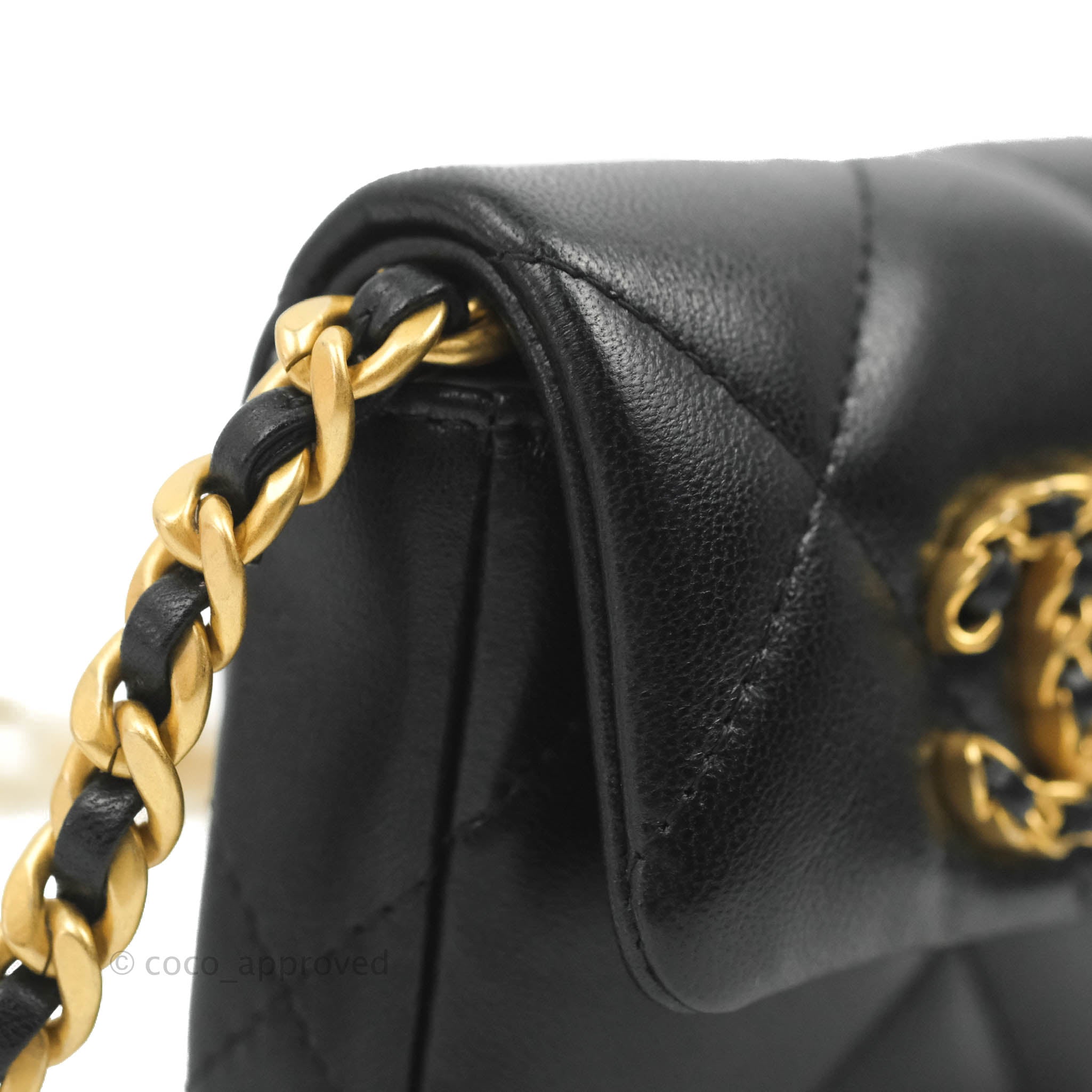 Chanel Black Glazed Calfskin Fanny Pack Belt Bag Gold Hardware – Coco  Approved Studio