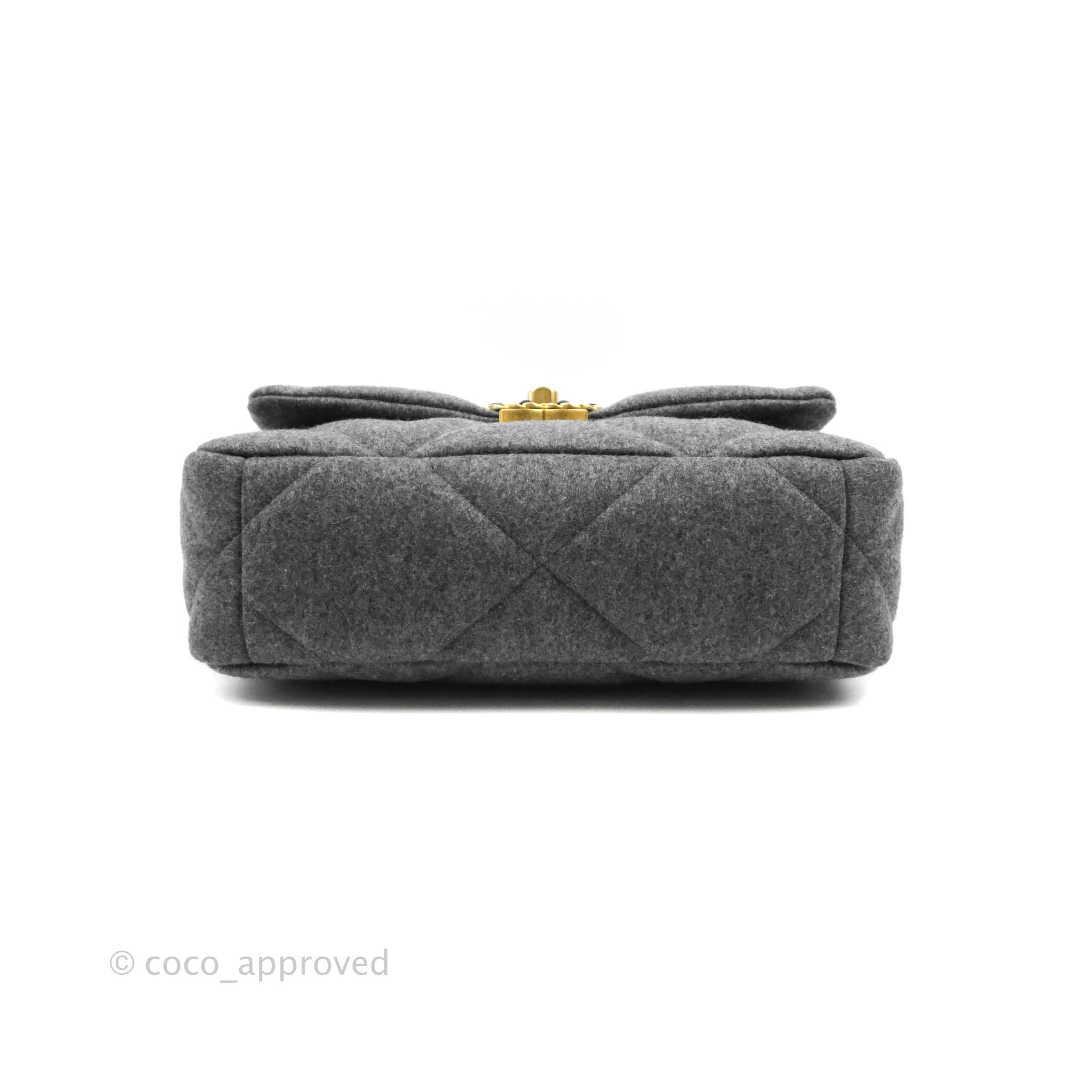 Chanel 19 grey small size, Luxury, Bags & Wallets on Carousell