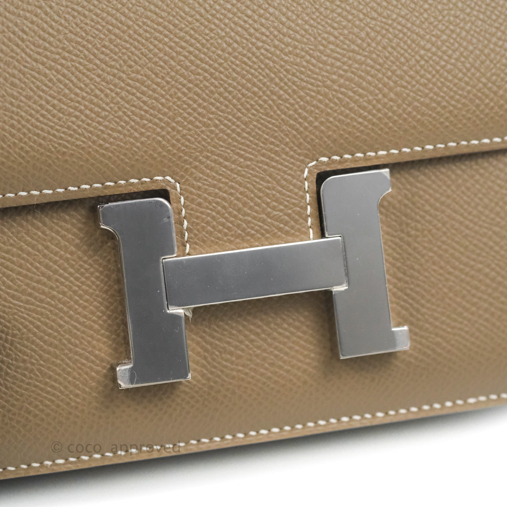 Hermès Constance III Mini 18cm Veau Epsom Claie 10 Palladium Hardware –  SukiLux