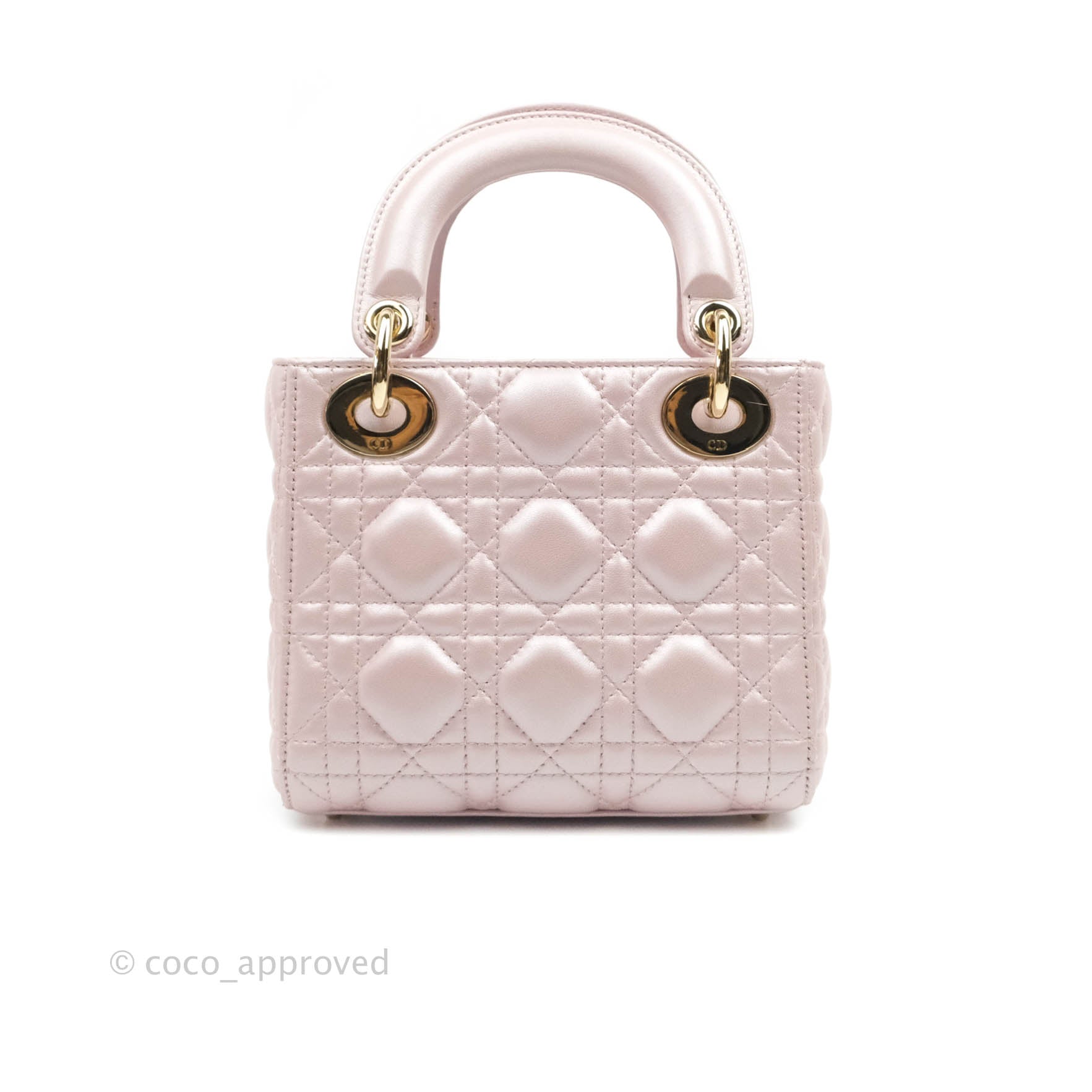 Miss Dior Mini Bag Light Pink Cannage Lambskin
