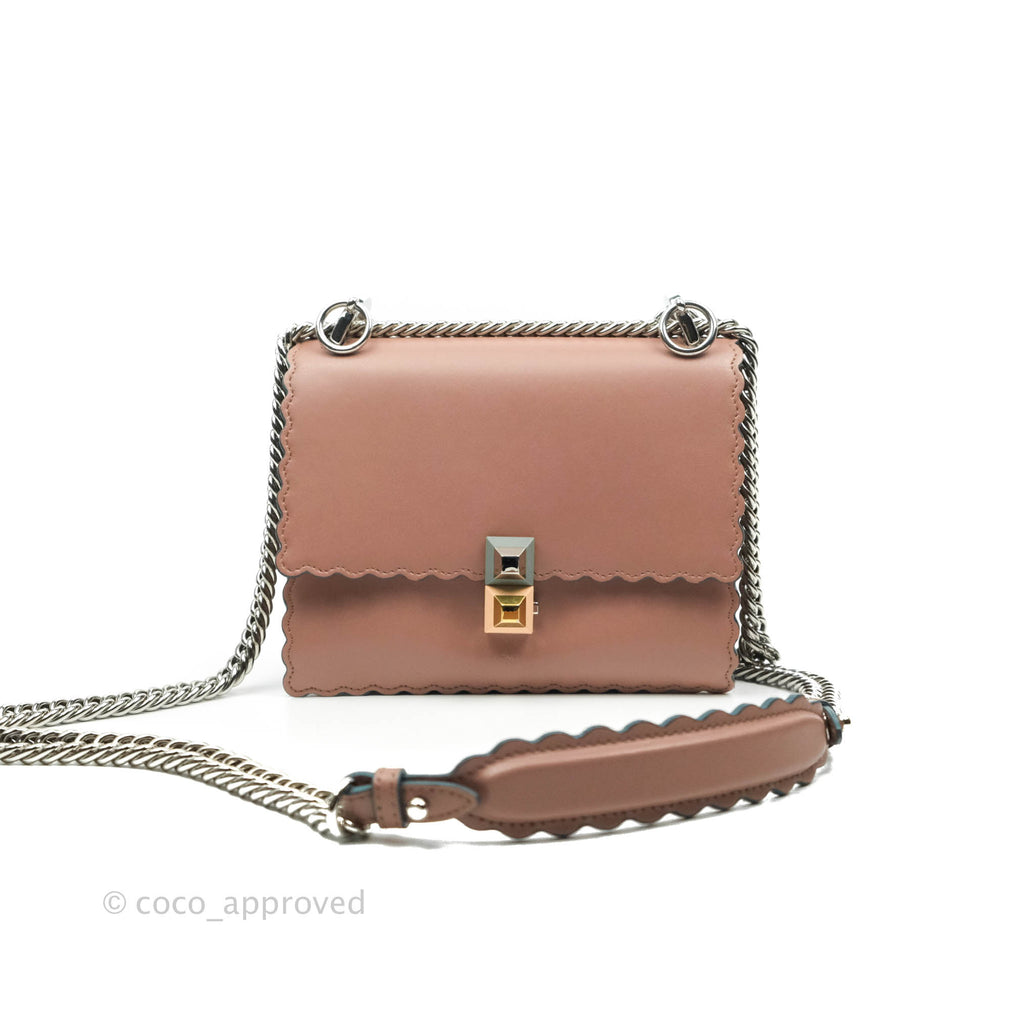 Fendi Studded Leather Continental Chain Wallet | Fomo Rochester, NY