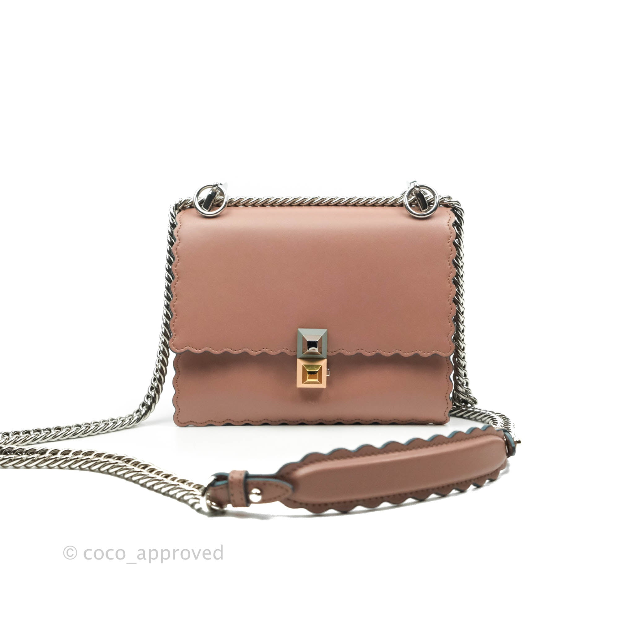 Fendi scalloped sale bag