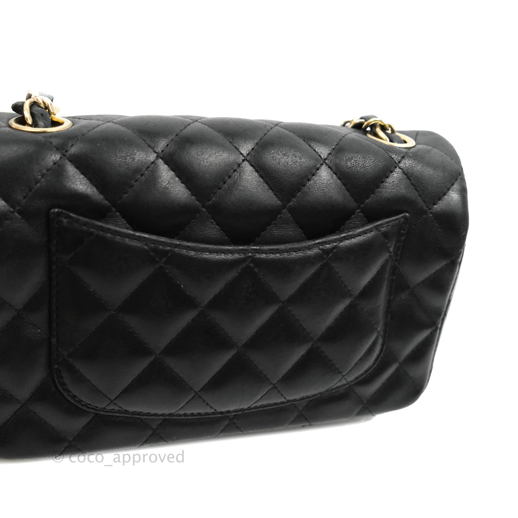 Chanel Small Black Lambskin Flap Bag – thankunext.us