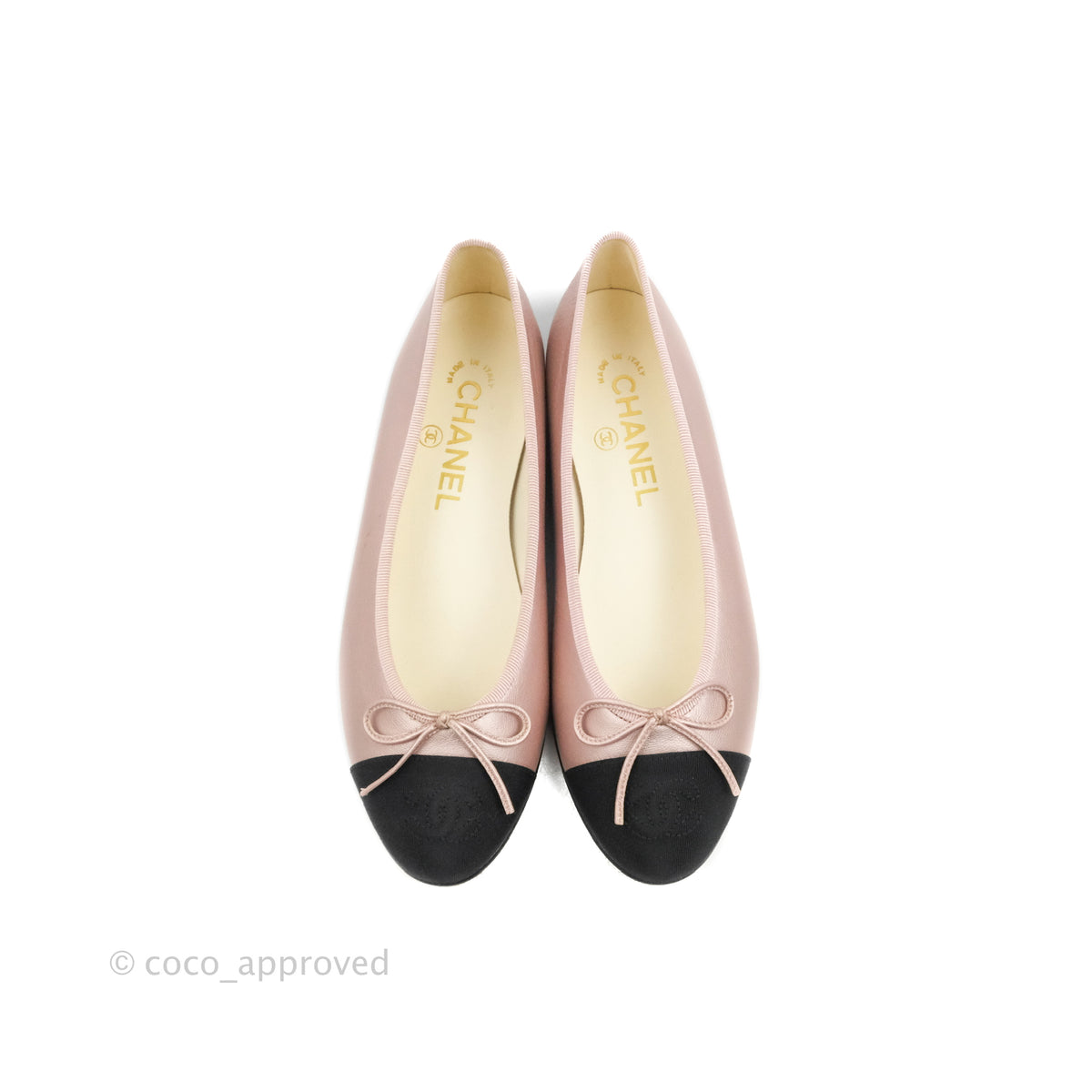 CHANEL 22C Pink Tweed Ballerina Flats 35.5 *New - Timeless Luxuries