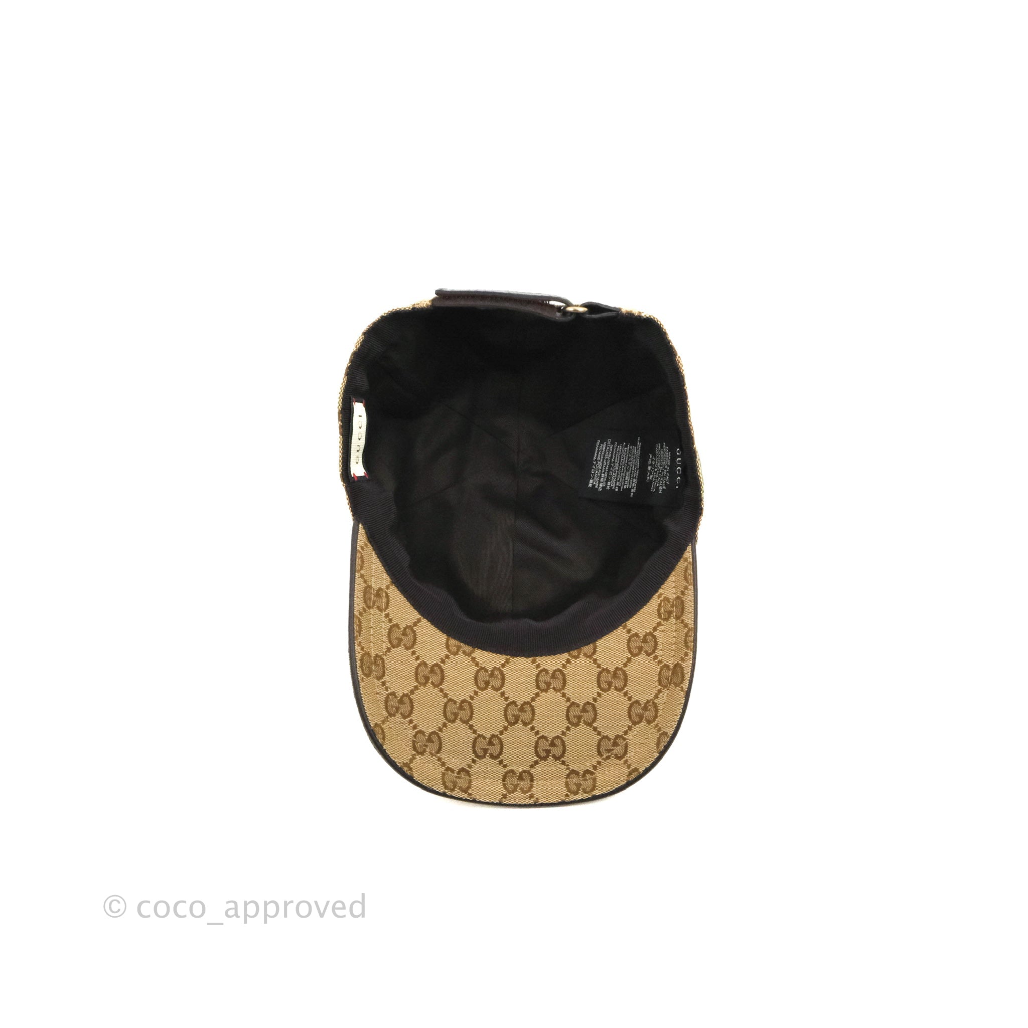 Gucci Original GG Canvas Baseball Hat With Web – Coco Approved Studio