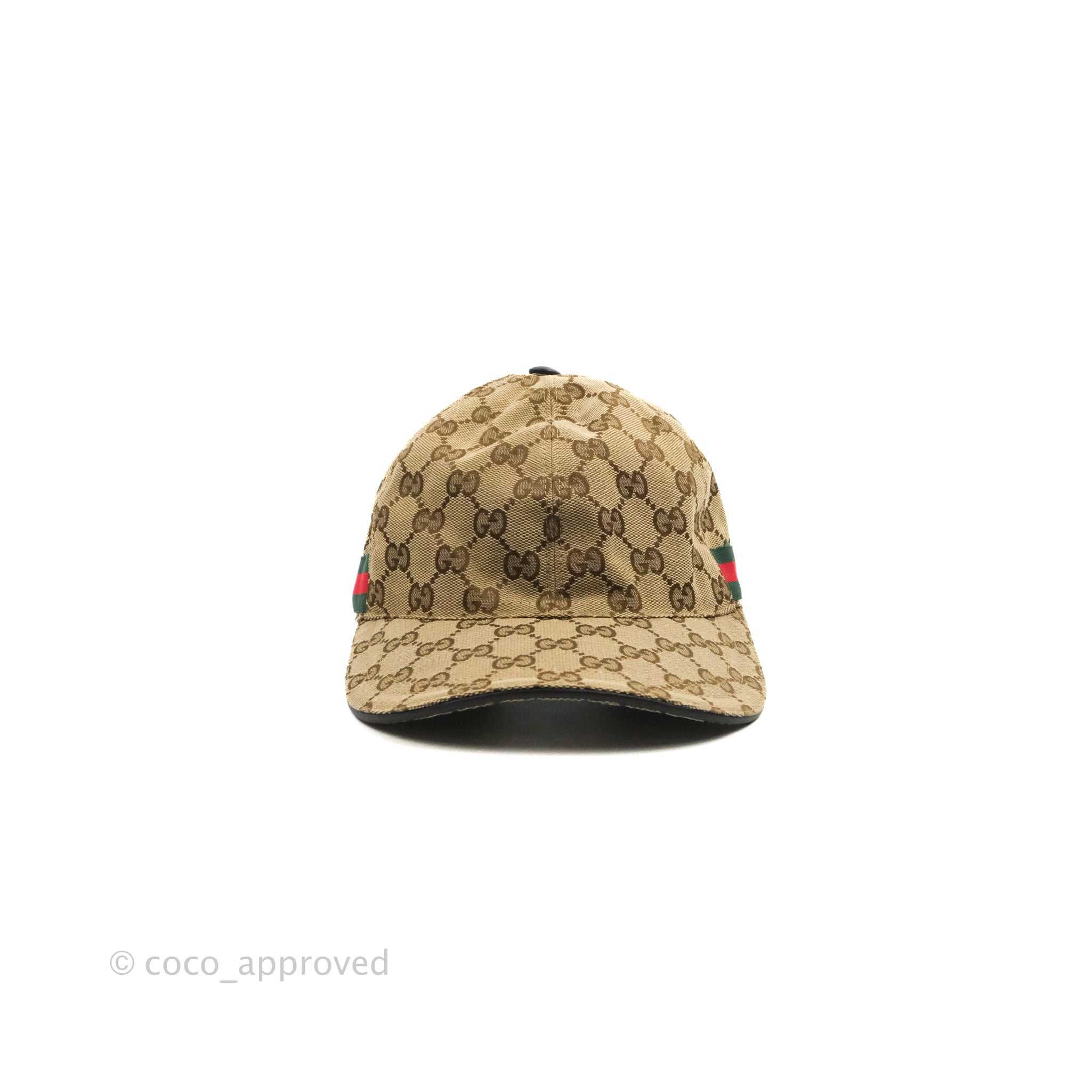Gucci Original GG Canvas Baseball Hat With Web And GG Metal In White -  Praise To Heaven