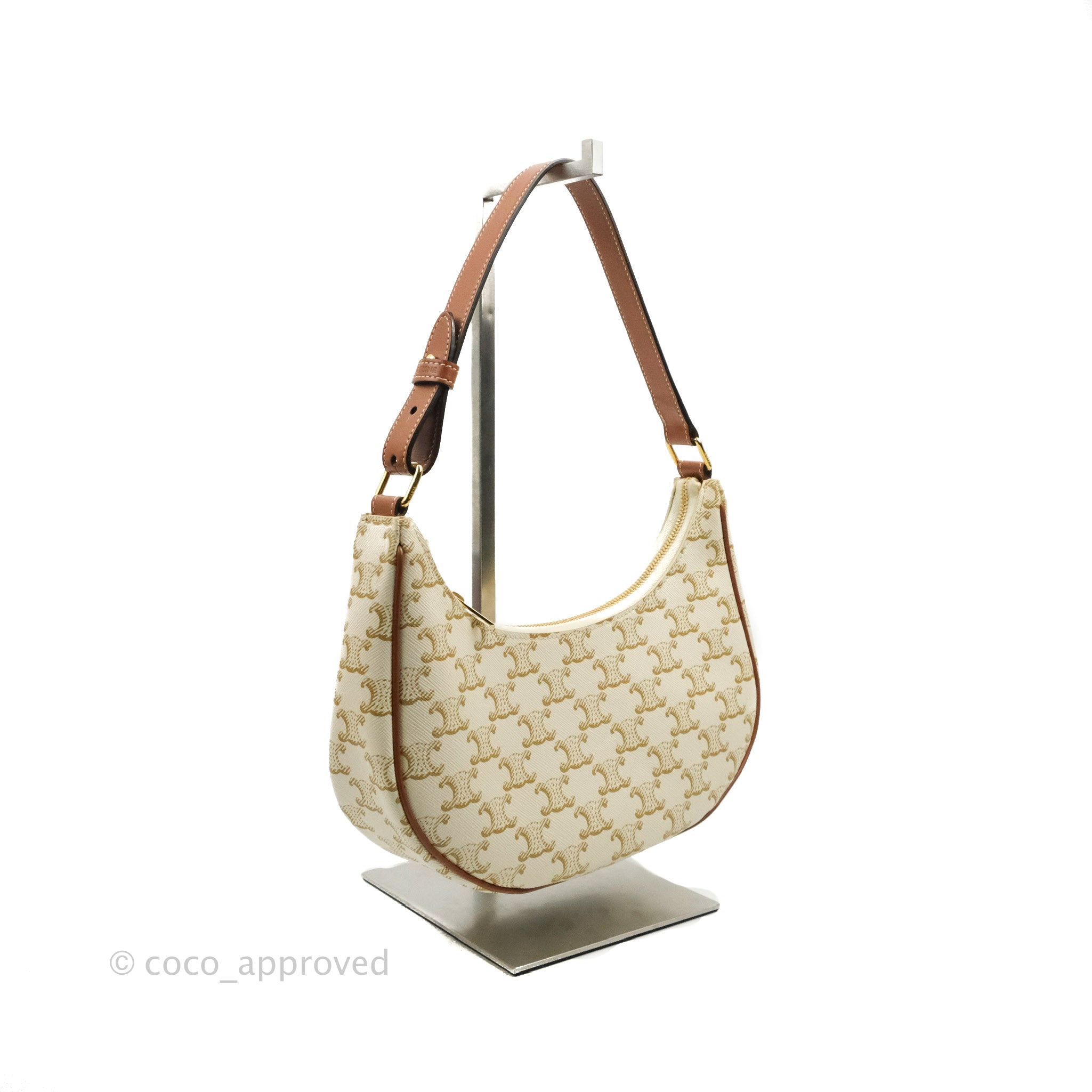 Ava Bag in Triomphe Canvas and calfskin