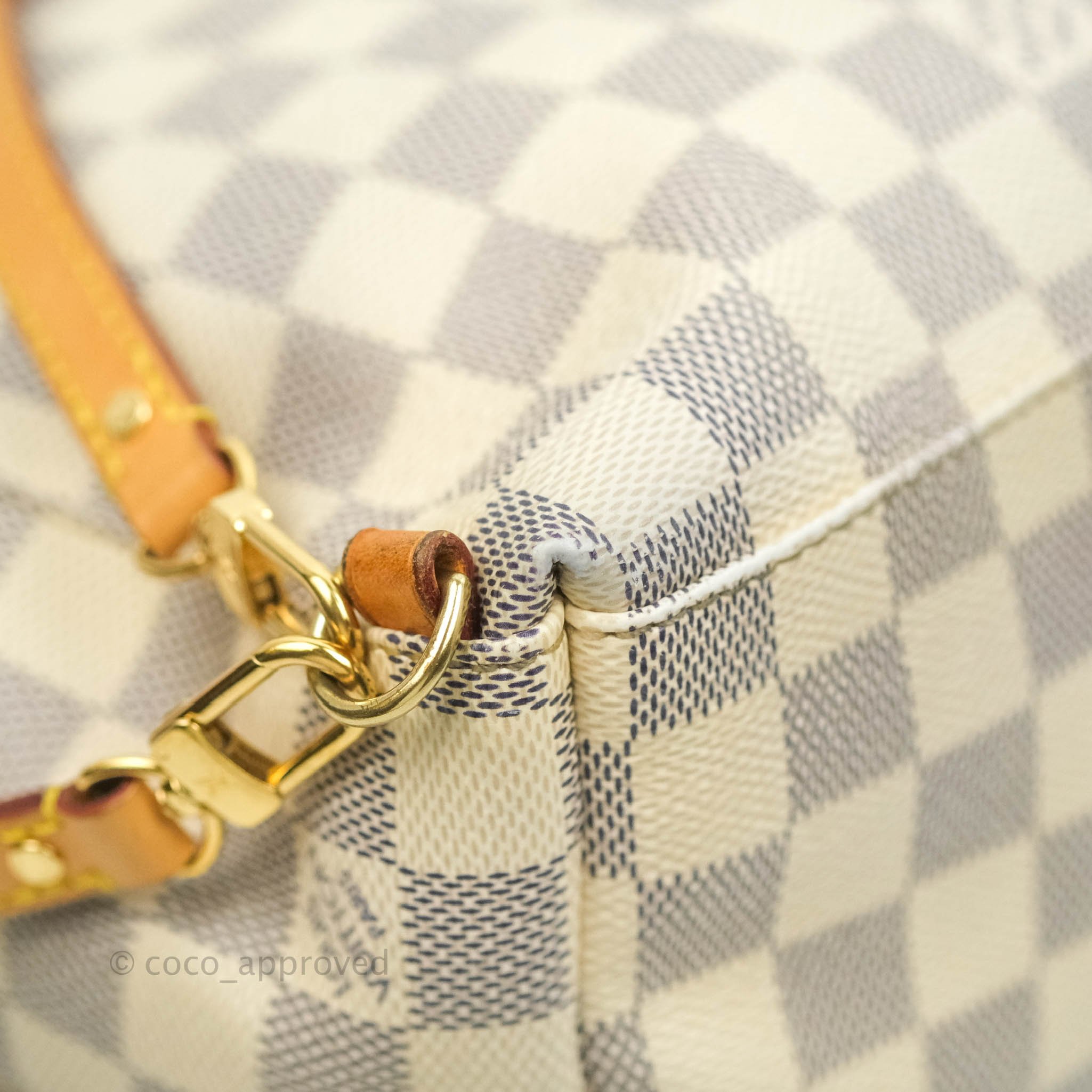 Louis Vuitton SPERONE BB White Leather ref.43686 - Joli Closet