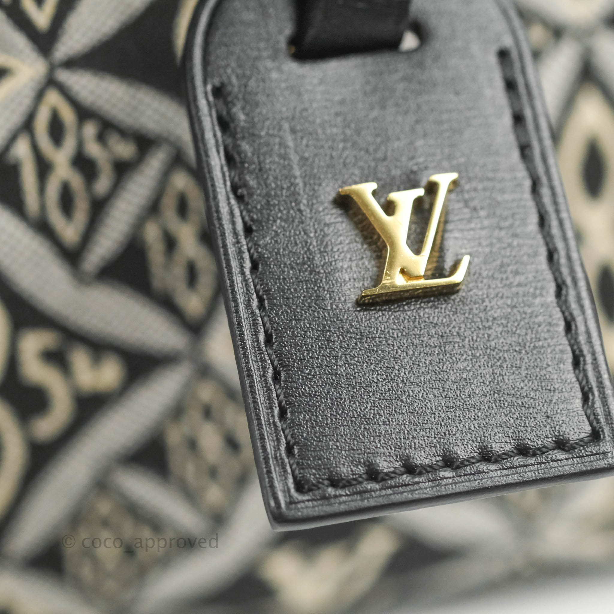 Louis Vuitton Deauville Mini Since 1854 1954 Jacquard Textile Gray in  Calfskin Leather - US