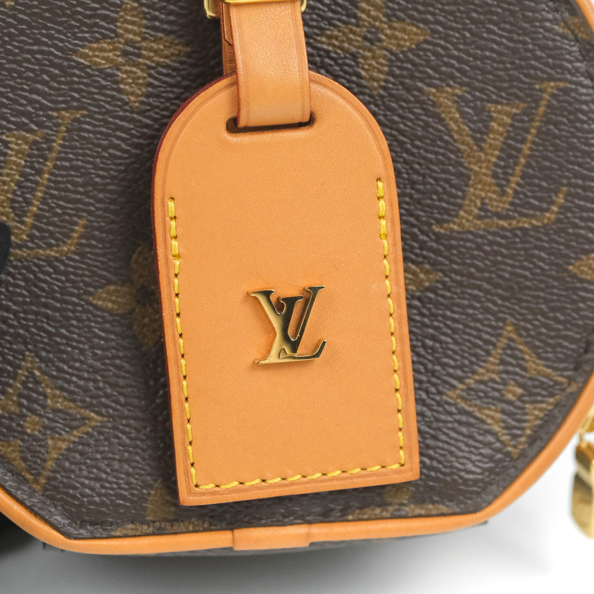 lv round yellow sling bag