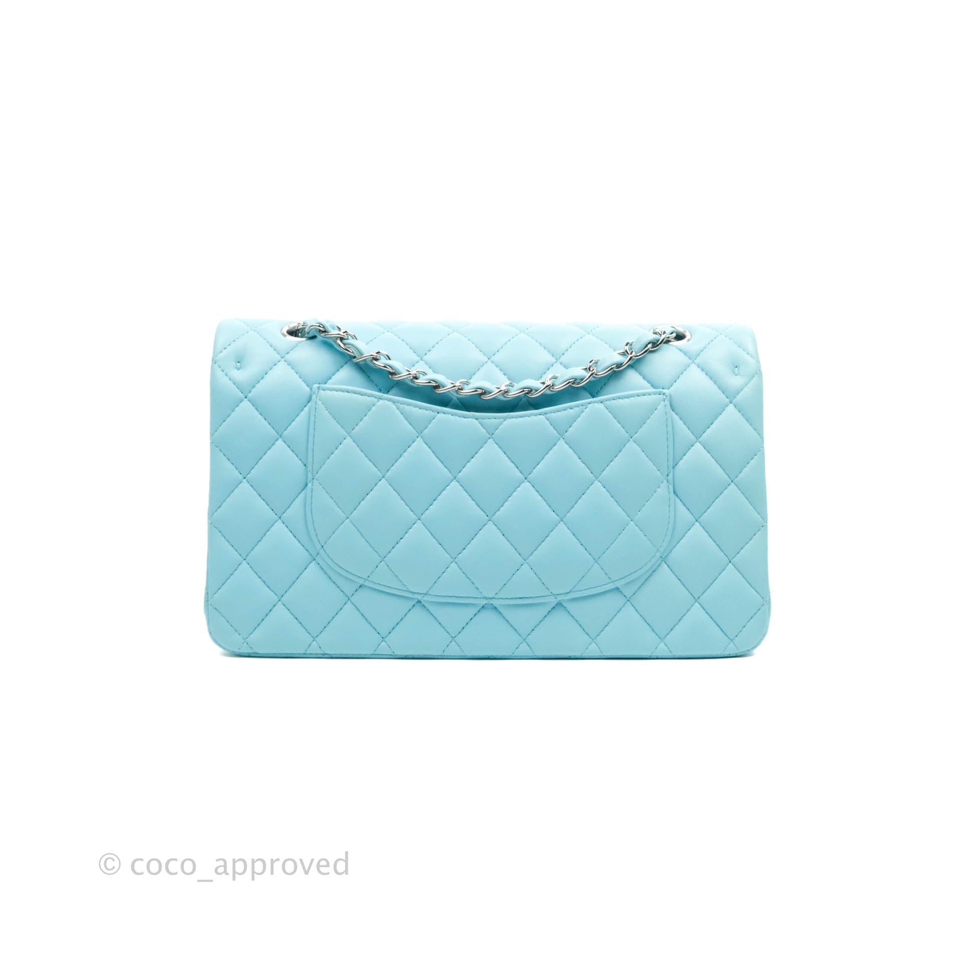 Brand New Chanel Neon Lambskin Medium Classic Flap For Sale at 1stDibs