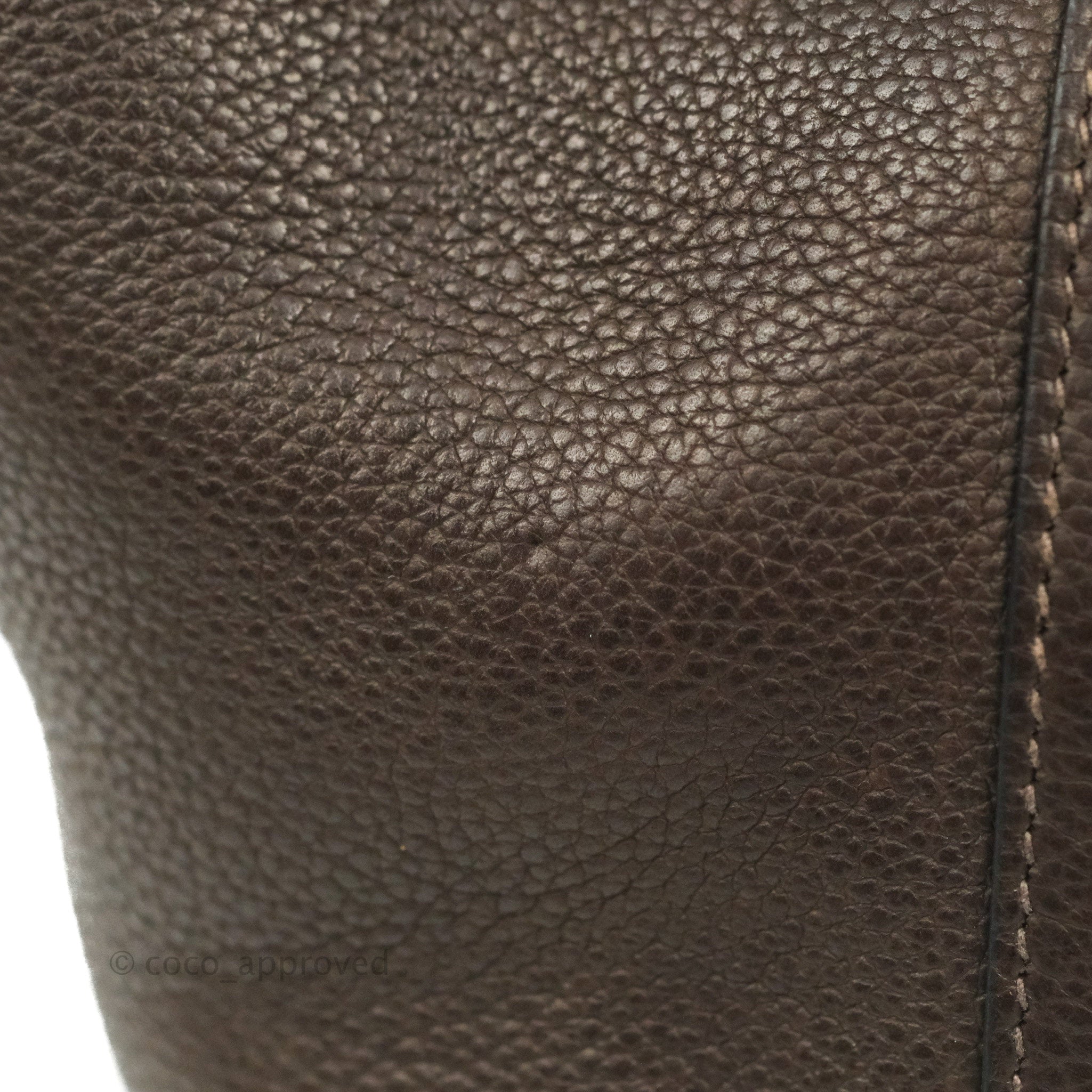 Hermes Ebene/Turquoise Barenia Leather Picotin MM Bag - Yoogi's Closet