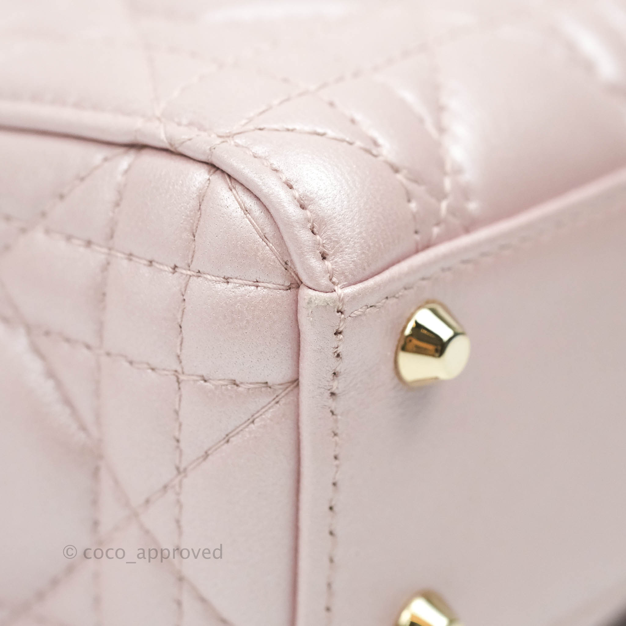 Dior - Miss Dior Mini Bag Light Pink Cannage Lambskin - Women