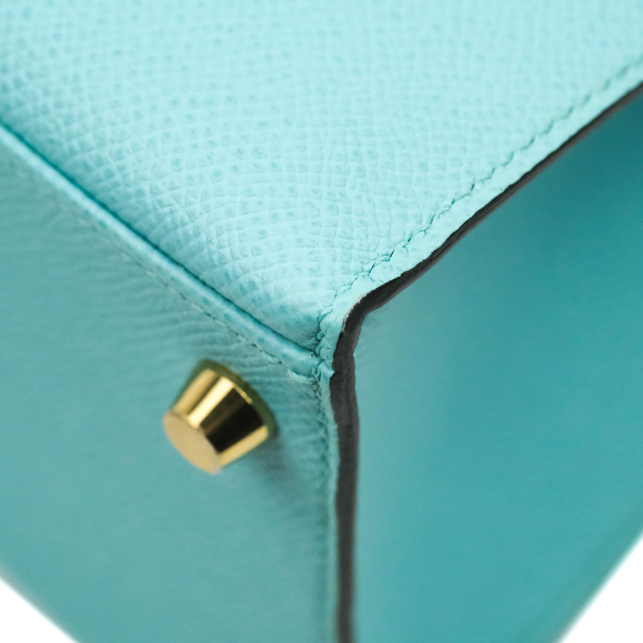 Hermès Kelly 28 Bleu Brighton Sellier Epsom Gold Hardware GHW