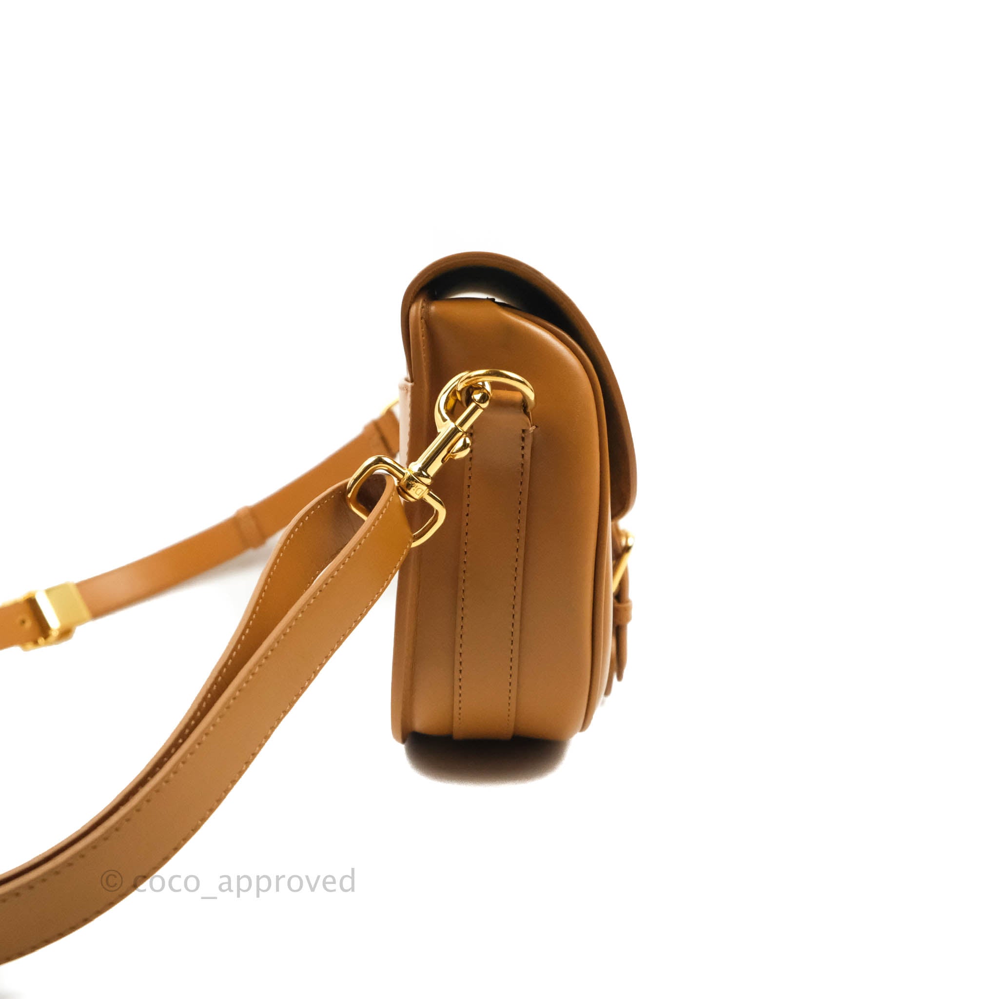 Dior Medium Bobby Bag Camel Calfskin Gold Hardware – Coco Approved