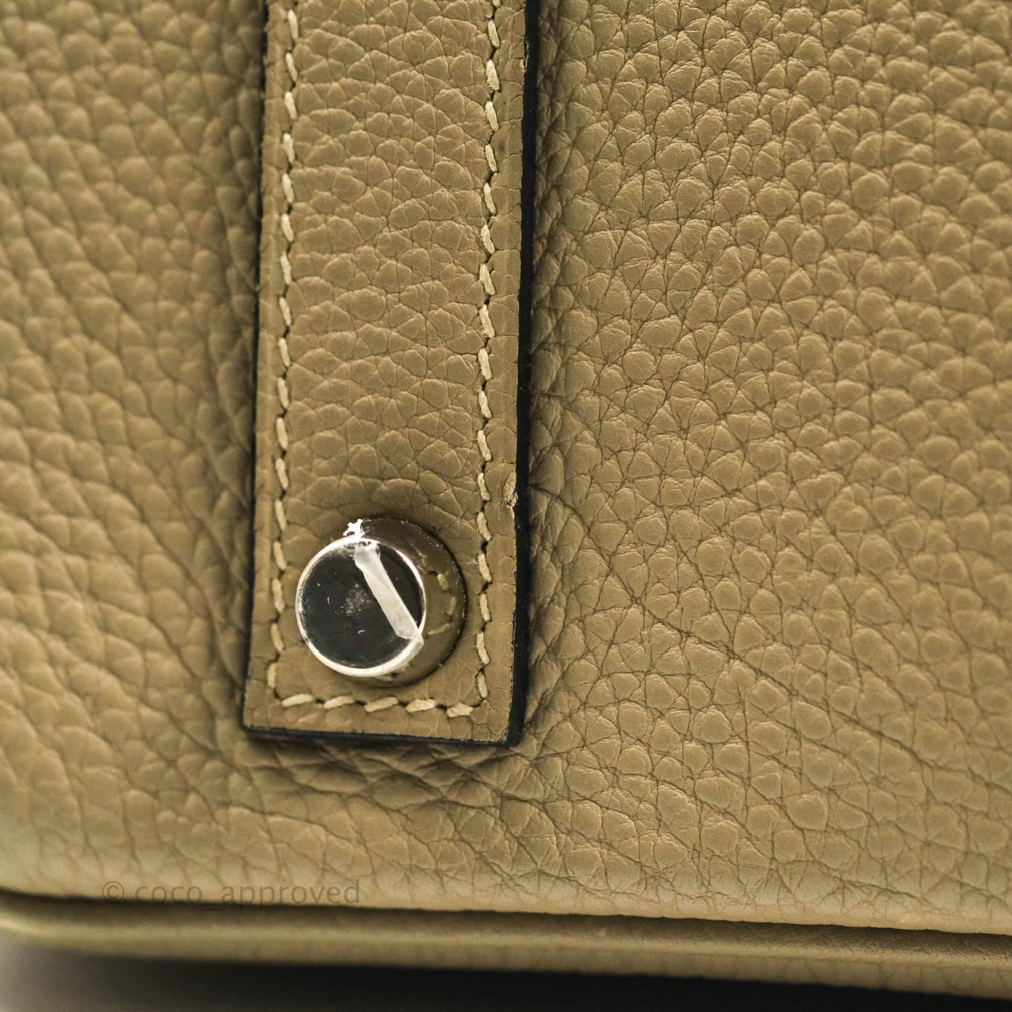 Hermes Birkin 35 Gris Tourterelle Togo Palladium Hardware – Madison Avenue  Couture