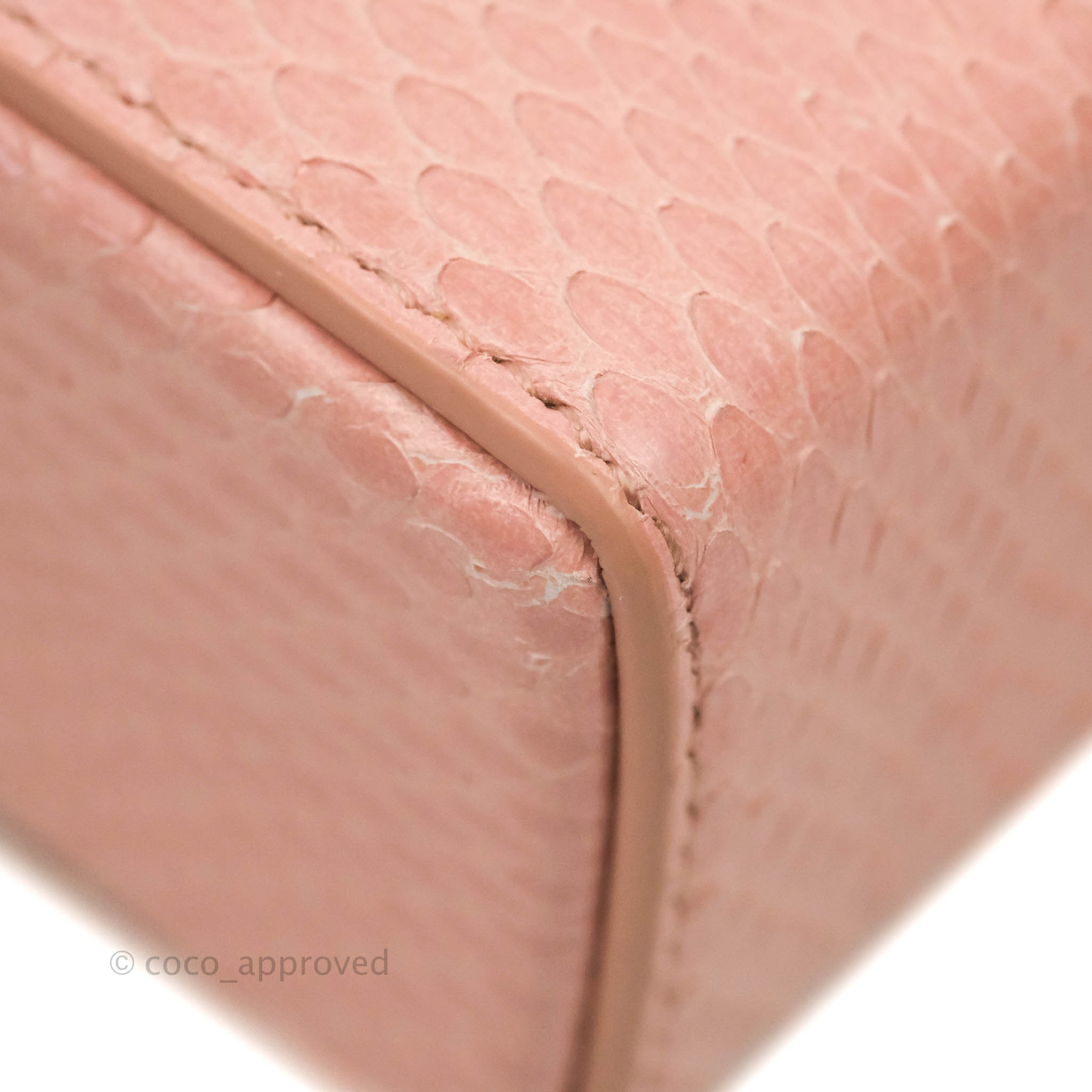 Christian Dior 30 Montaigne Box Bag Python Rose Des Vents – Coco Approved  Studio