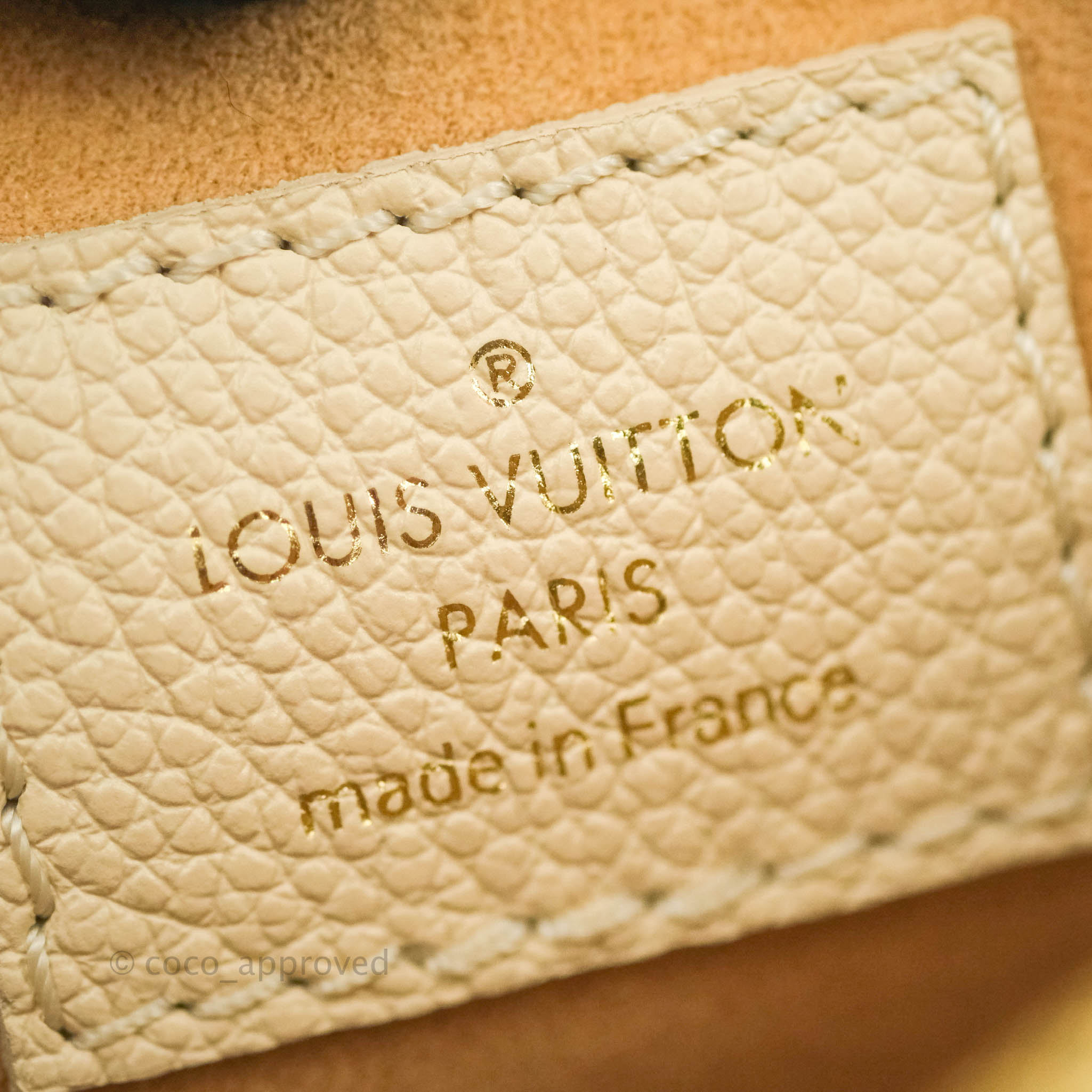 M45777 Louis Vuitton Monogram Empreinte Multi Pochette Accessoires-Black/ Cream