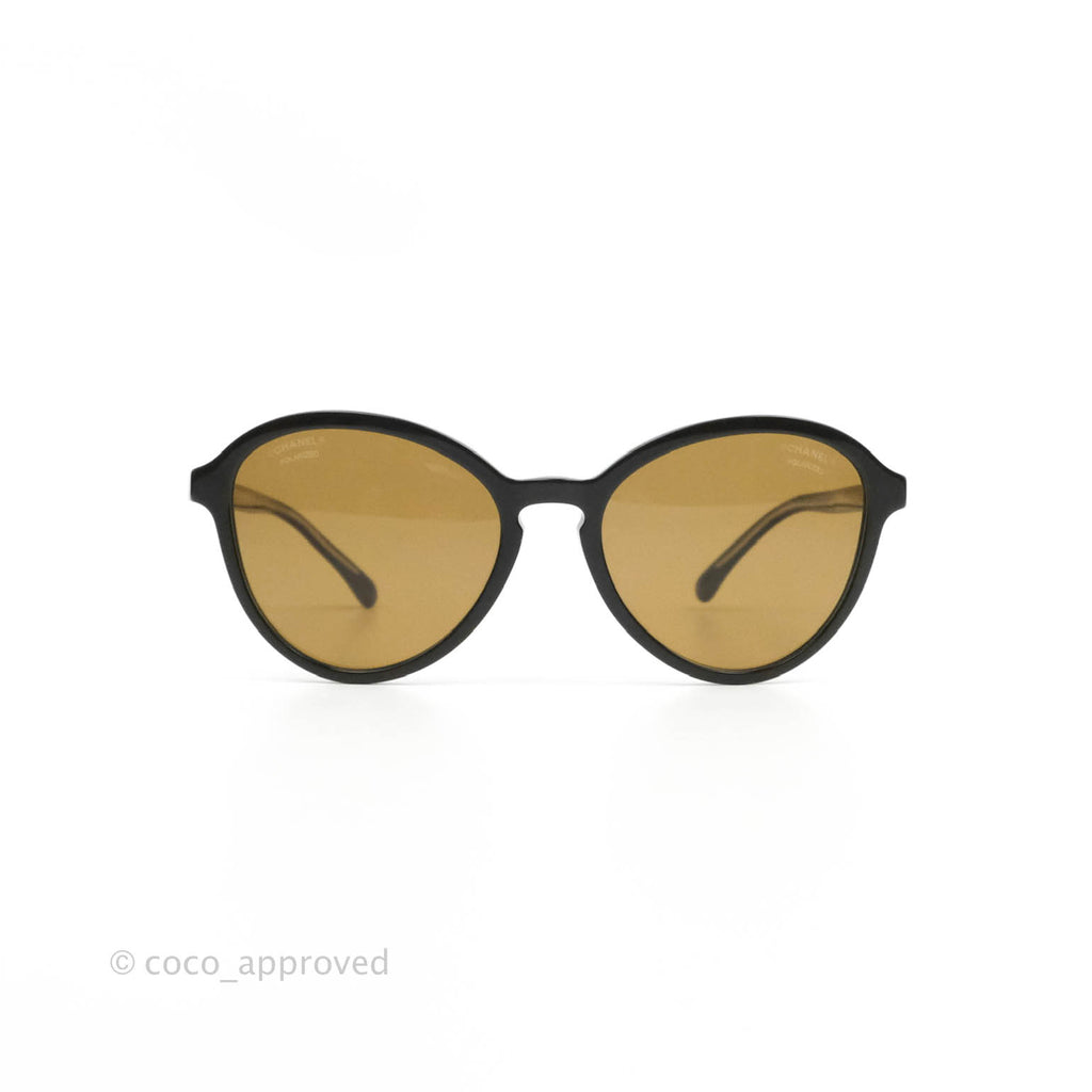 Chanel Pantos Brown Polarized Sunglasses