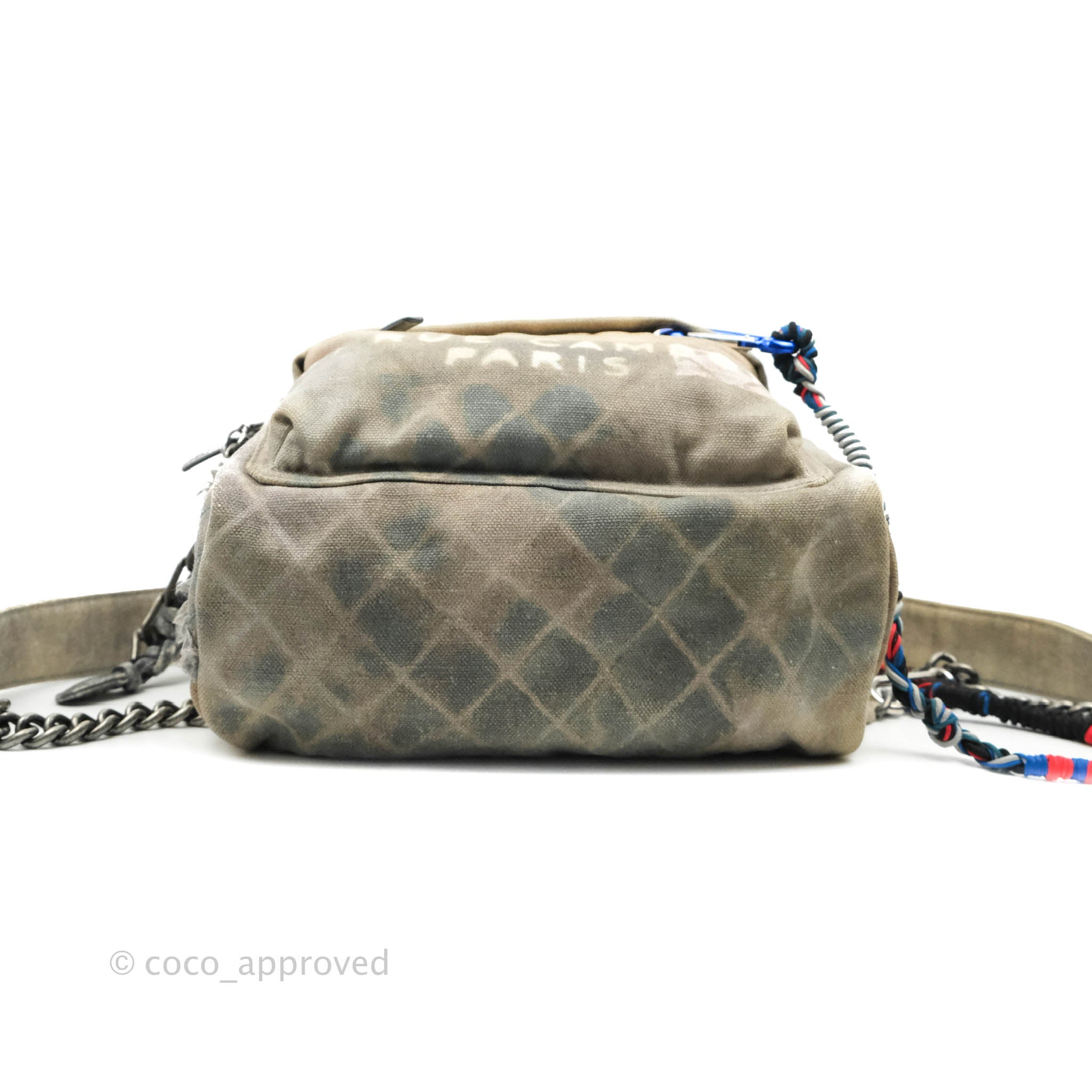 Chanel Medium Graffiti Printed Canvas Backpack Beige – Coco