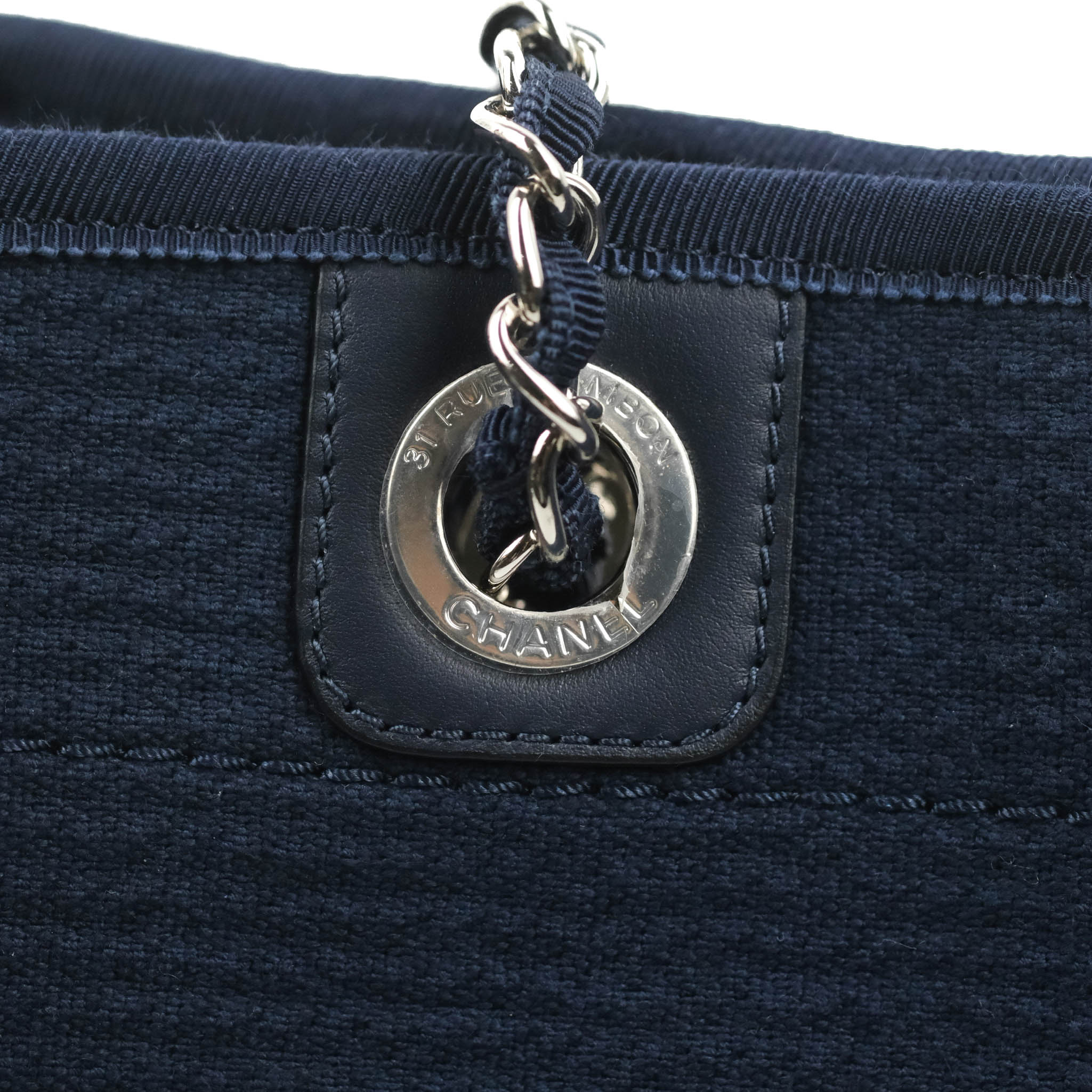 Chanel Canvas Deauville Medium Navy – Coco Approved Studio