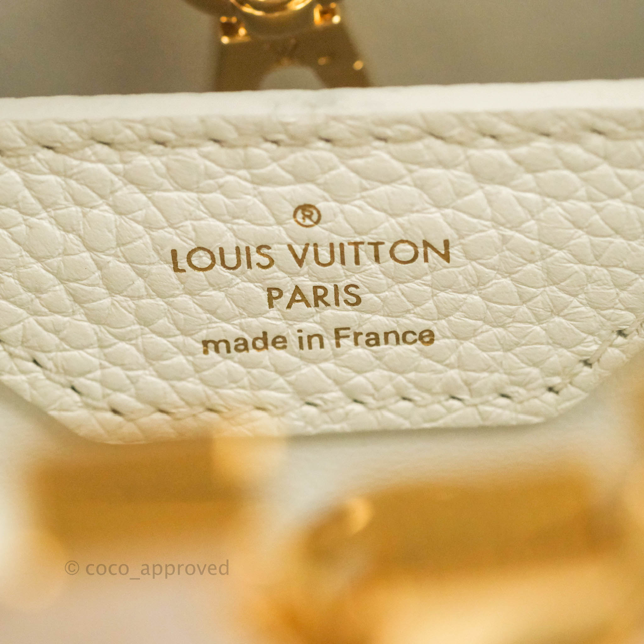 Louis Vuitton - Capucines BB in Snow - Reetzy