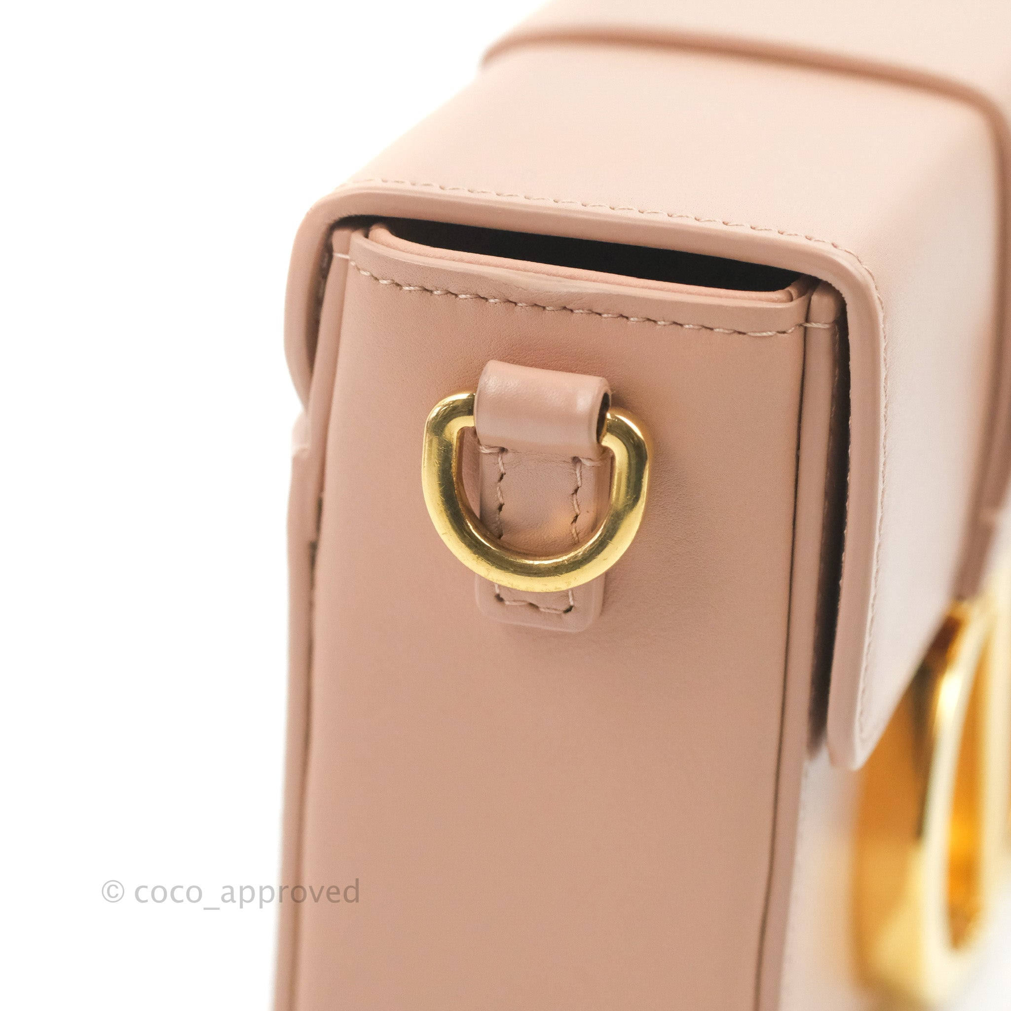 Christian Dior 30 Montaigne Box Bag Rose Des Vents Calfskin