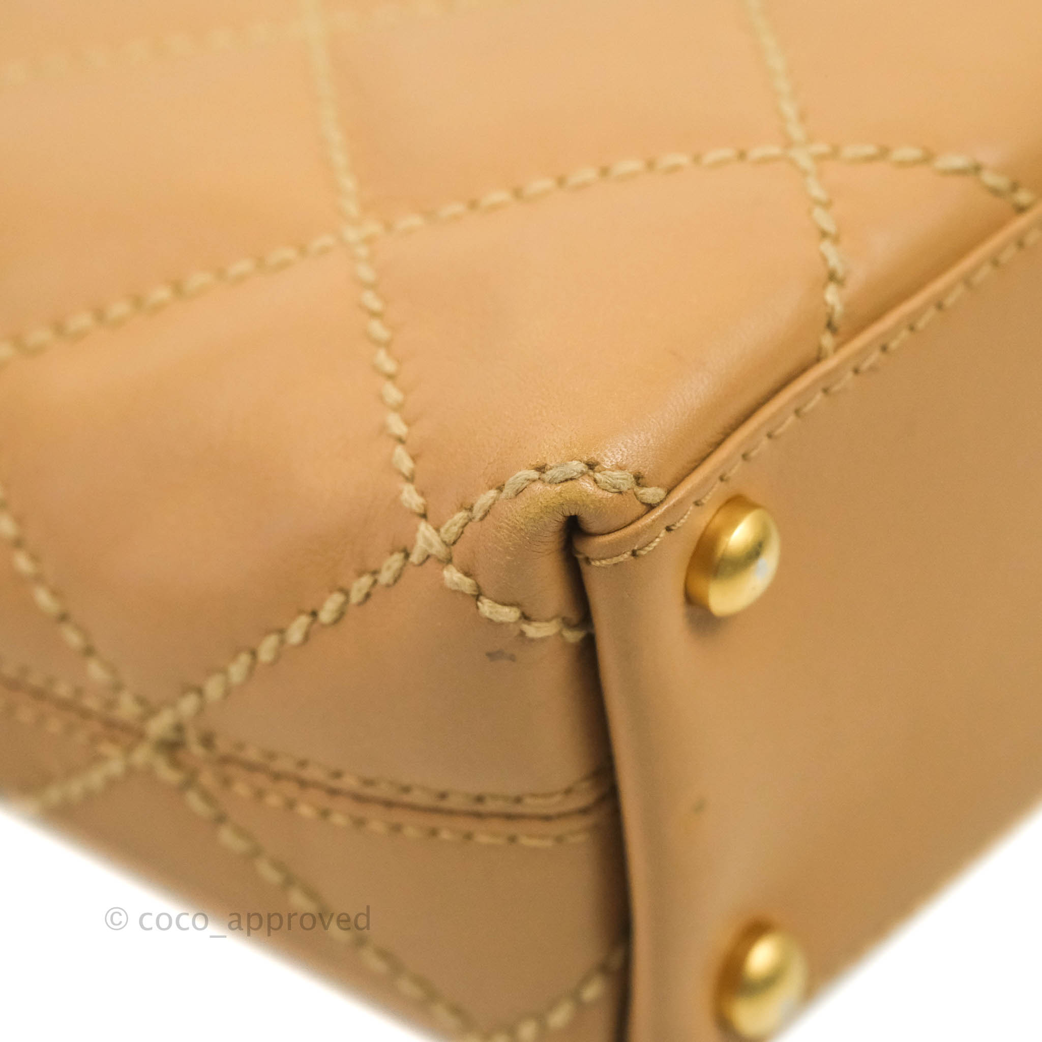 Chanel // Beige Quilted Leather Small Coco Bag – VSP Consignment
