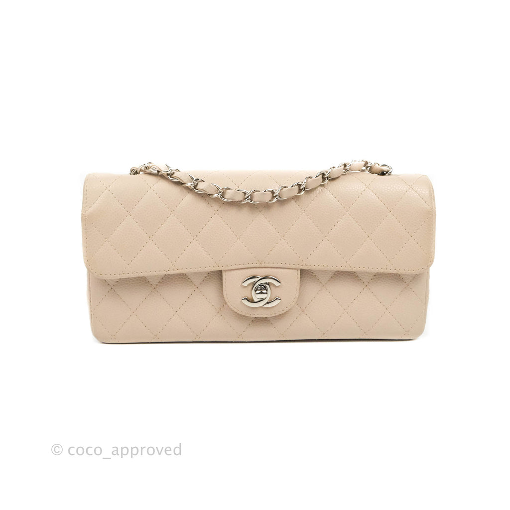 Chanel Quilted East West Flap Pale Pink Caviar Silver Hardware – Coco  Approved Studio