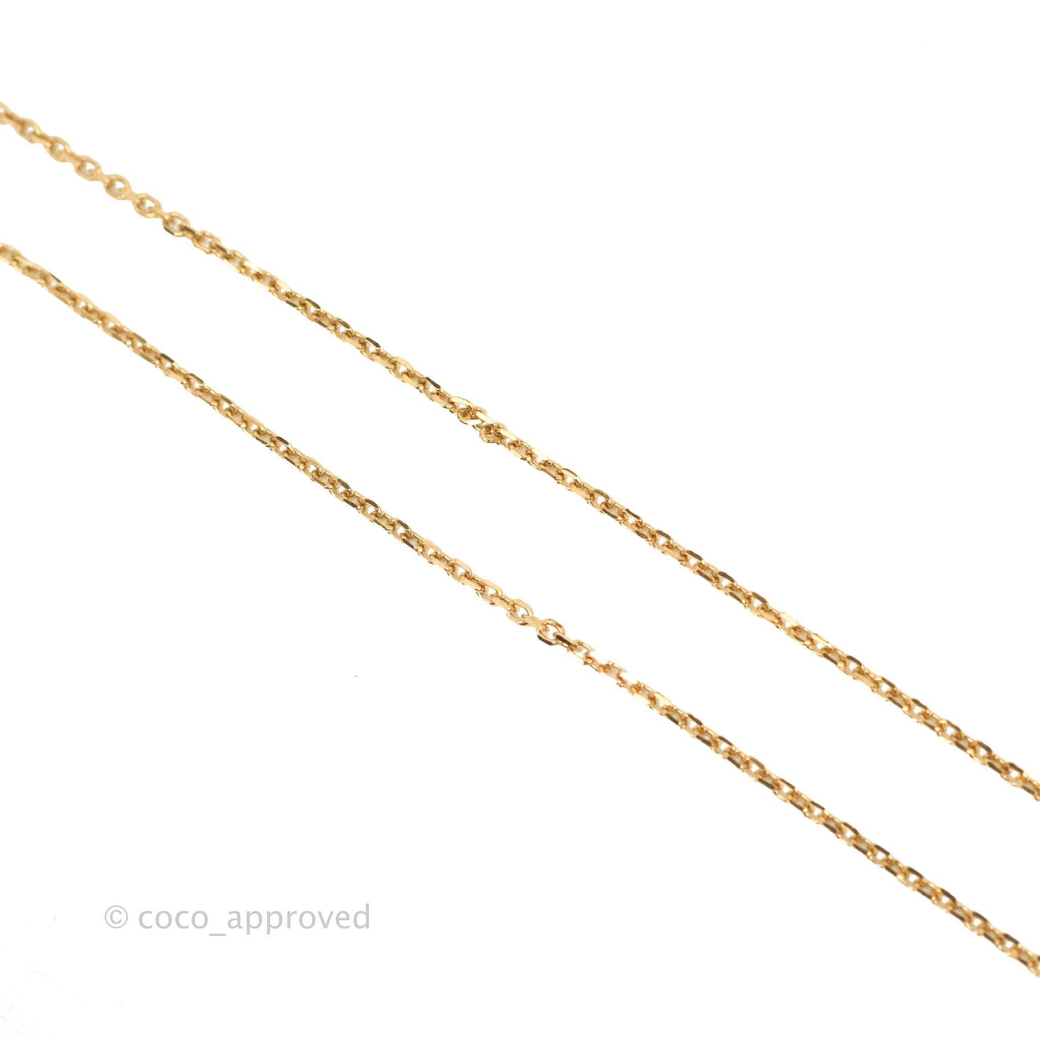 Louis Vuitton Essential V Necklace Gold Hardware – Coco Approved